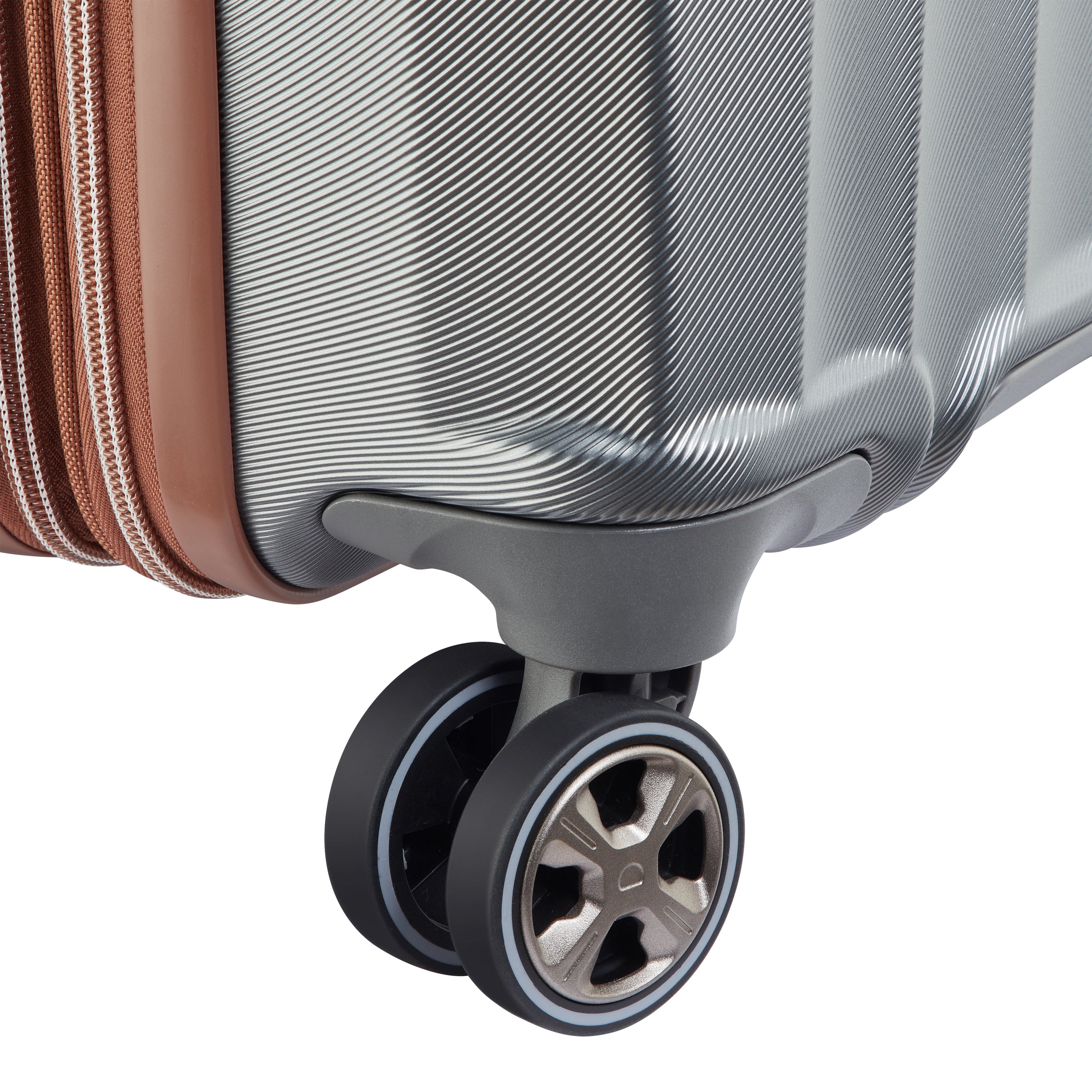 CARROUSEL 2| Valise Cabine Extensible 55 CM ARGENT