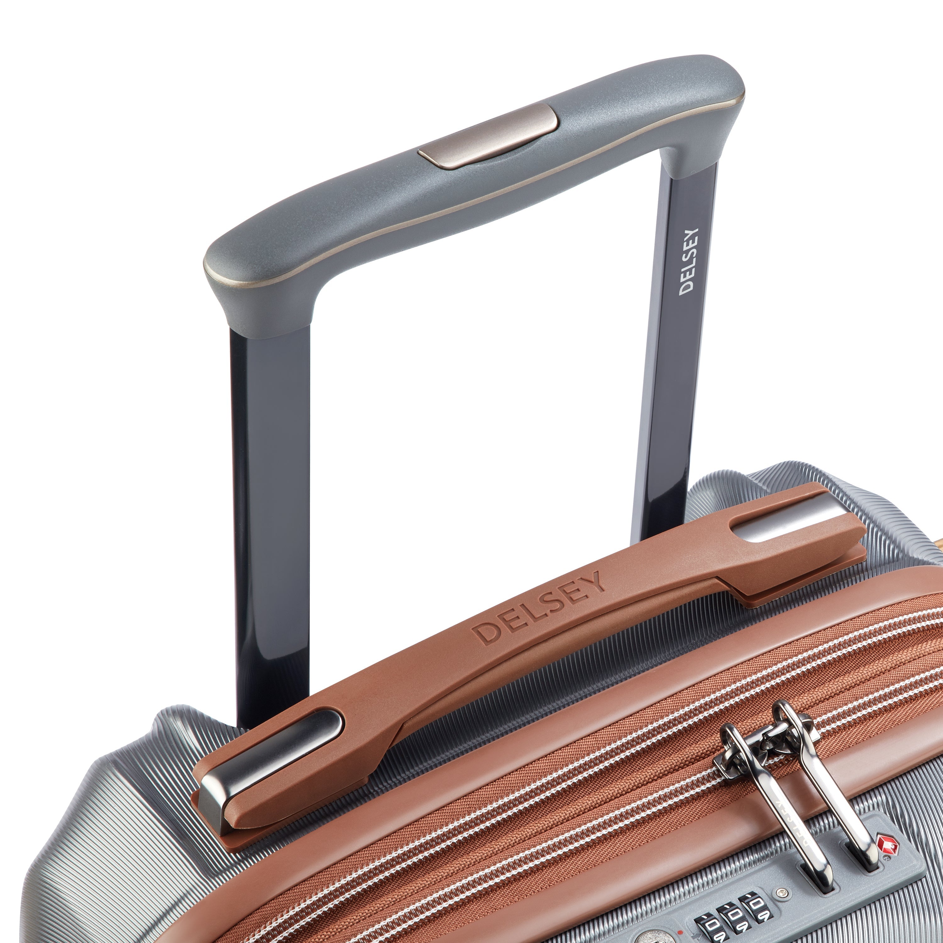 CARROUSEL 2| Valise Cabine Extensible 55 CM ARGENT