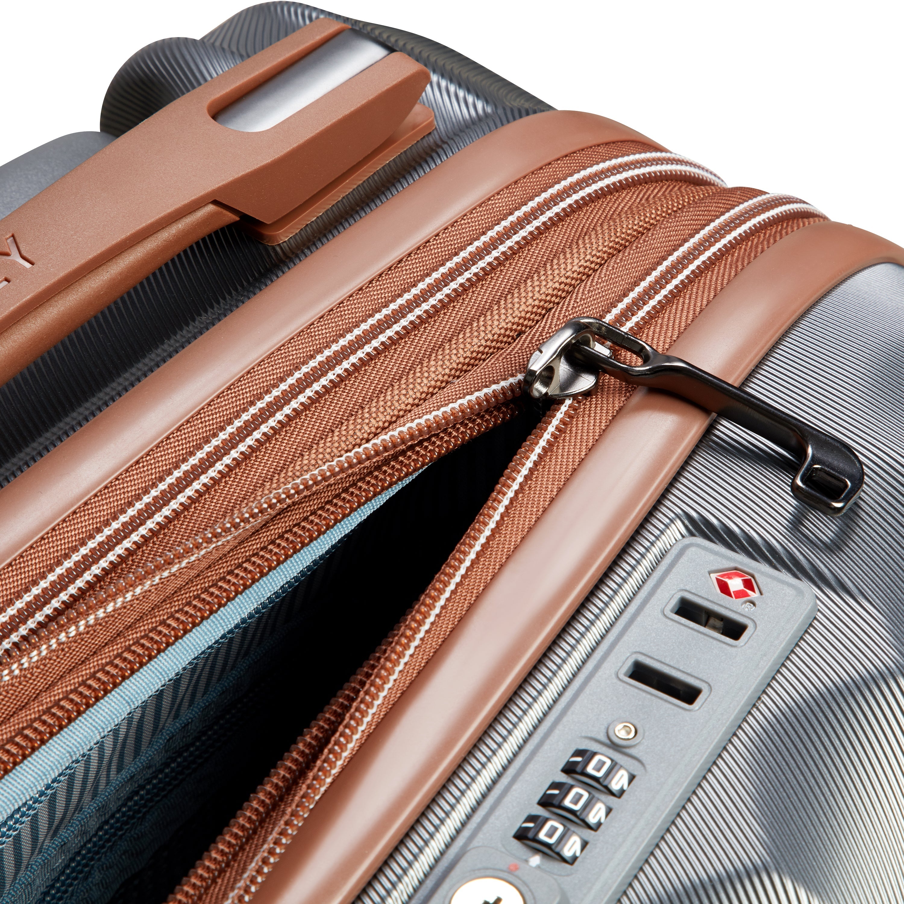 CARROUSEL 2| Valise Cabine Extensible 55 CM ARGENT