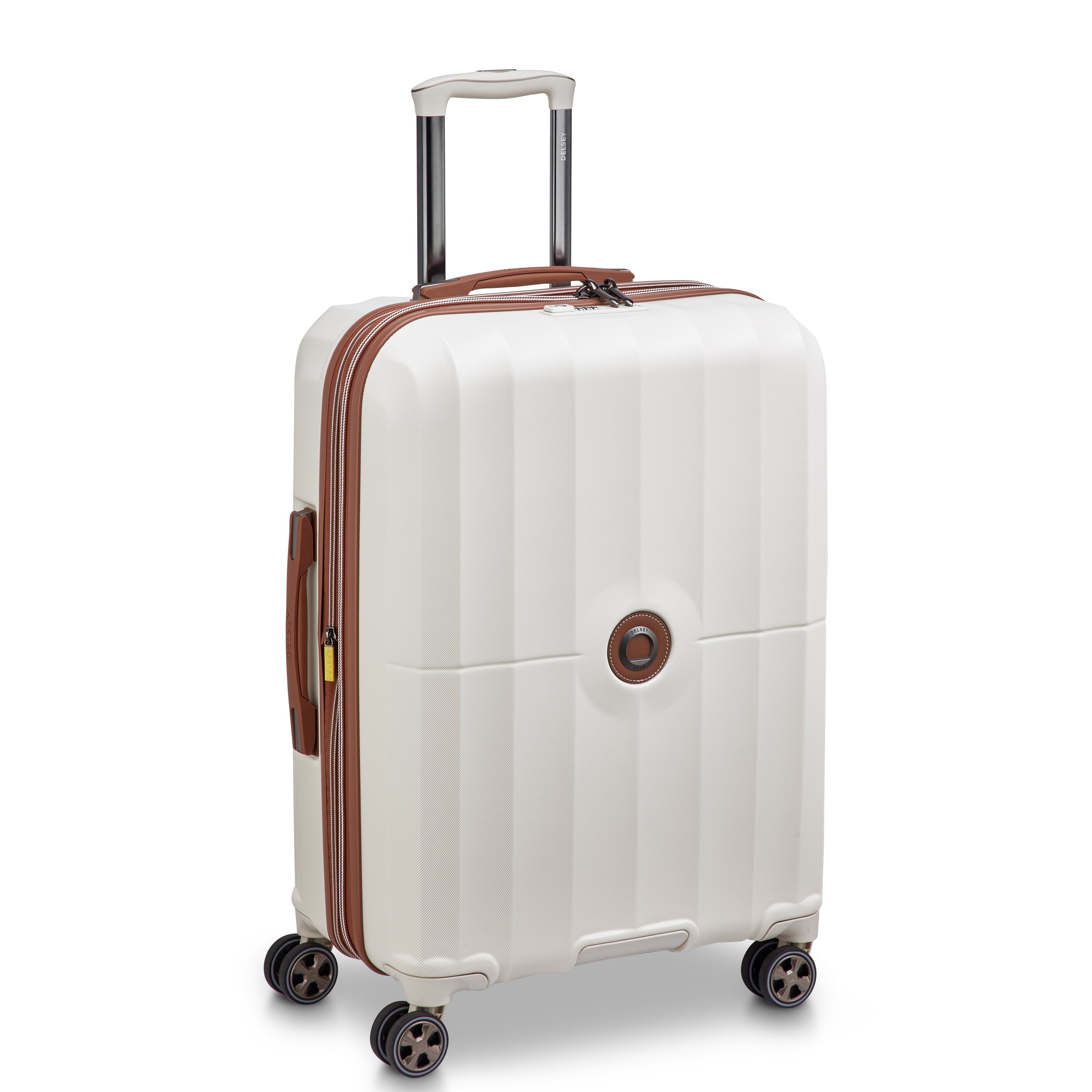 CARROUSEL 2| Koffer Aufgabegepäck Erweiterbar 66 CM OFF WHITE