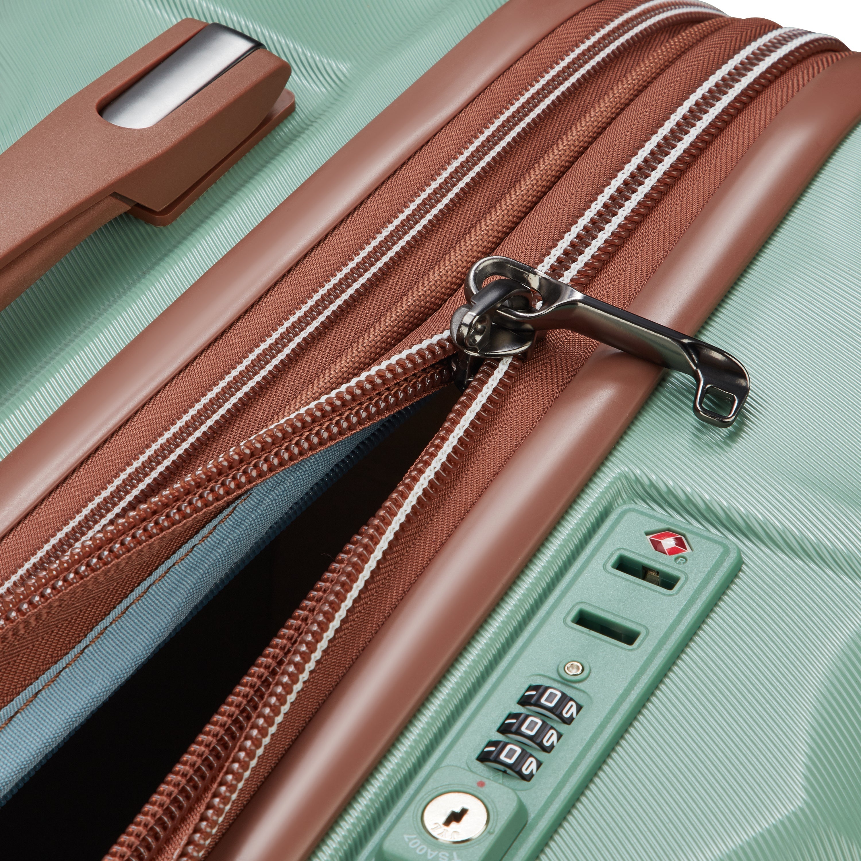 CARROUSEL 2| Koffer Aufgabegepäck Erweiterbar 66 CM SAGE GREEN
