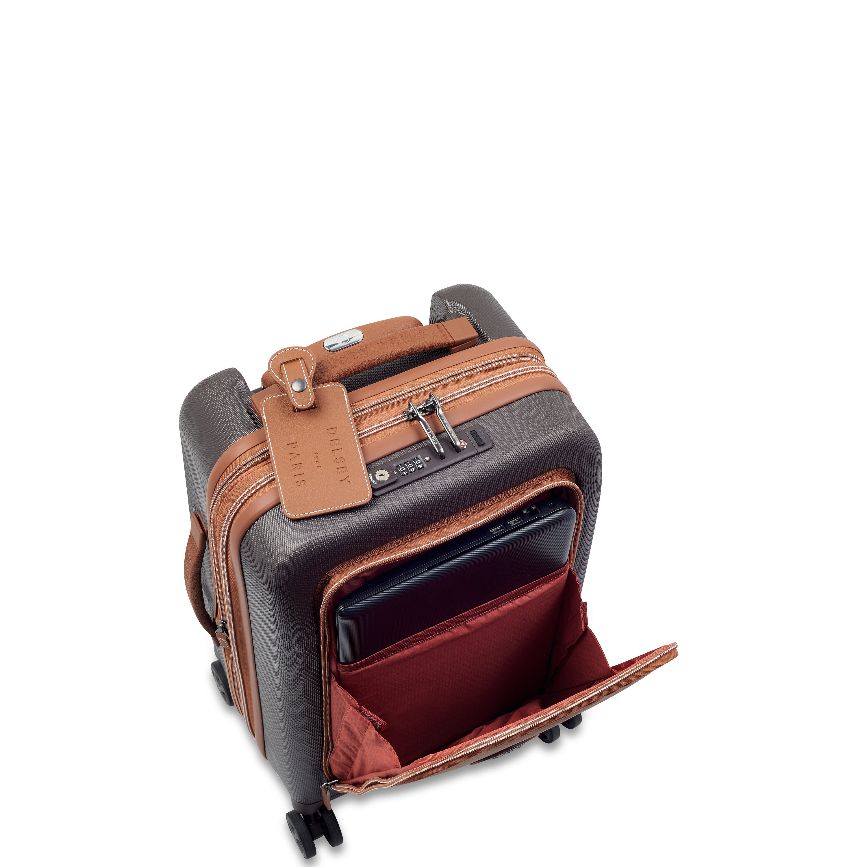 CHATELET AIR 2.0| Suitcase Cabin Expandable 55 CM BROWN