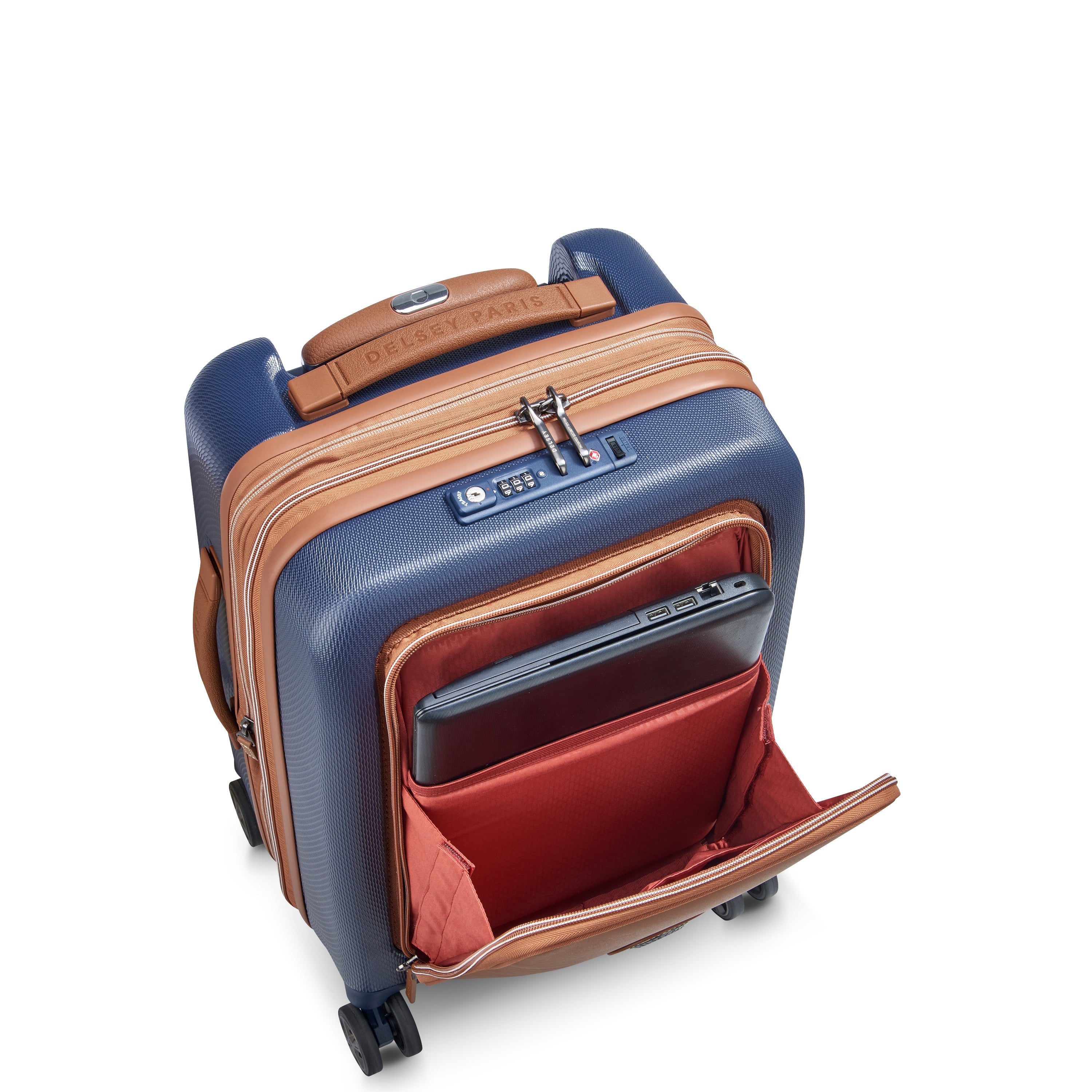 CHATELET AIR 2.0| Suitcase Cabin Expandable 55 CM NAVY BLUE