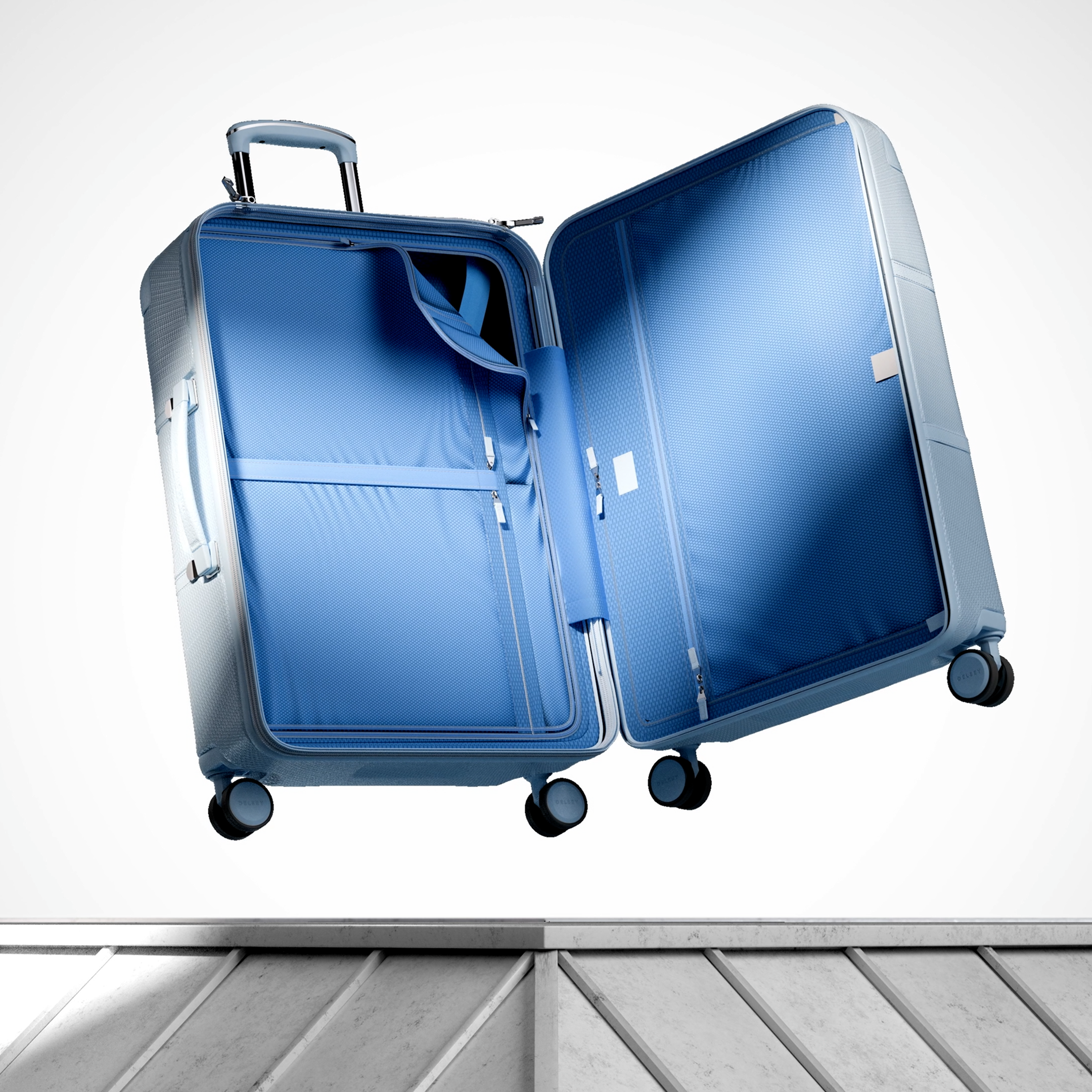 CHATELET AIR 2.0| Koffer Aufgabe Erweiterbar 66,5 CM HELLBLAU
