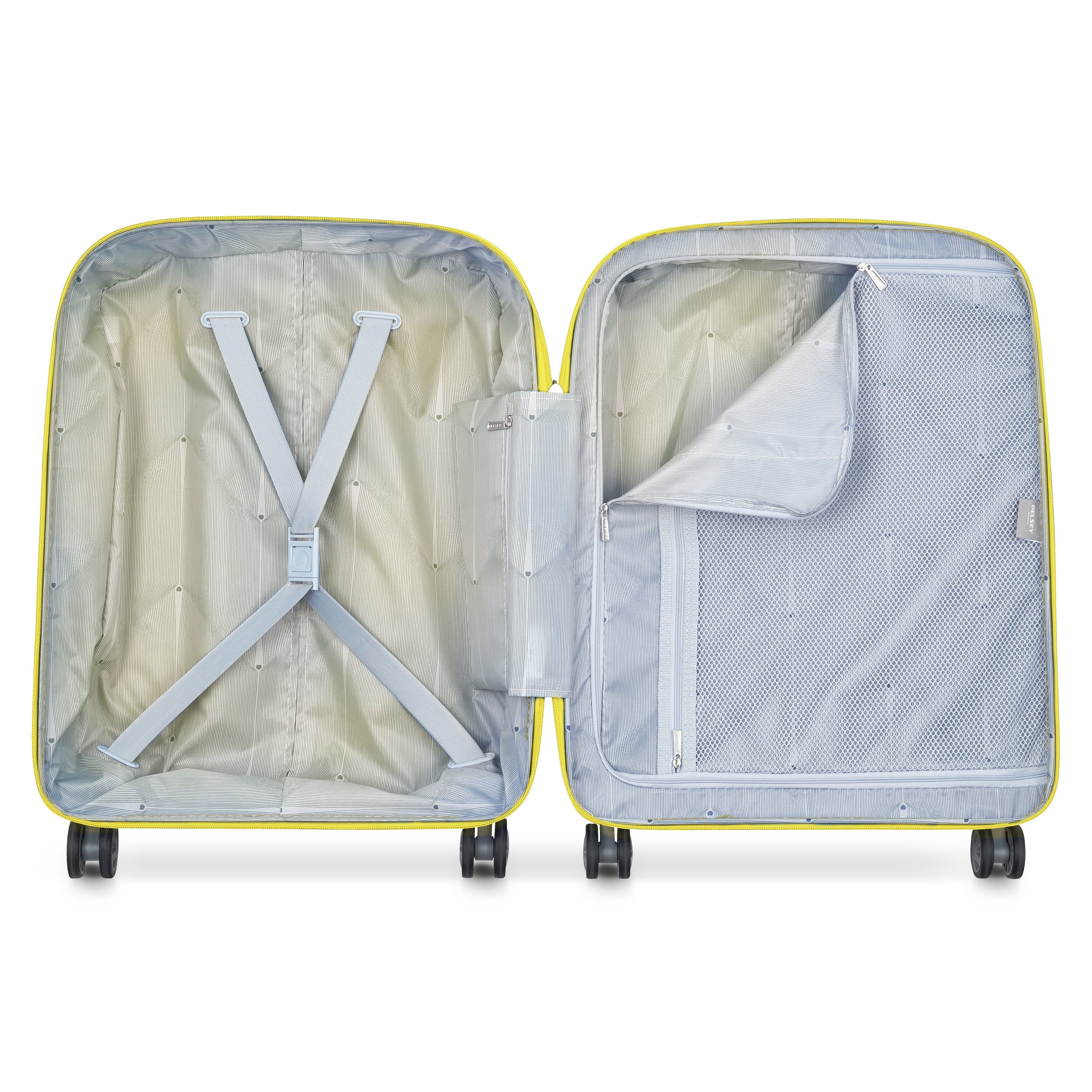 CLAVEL| Suitcase Cabin slim 55 CM BRIGHT YELLOW