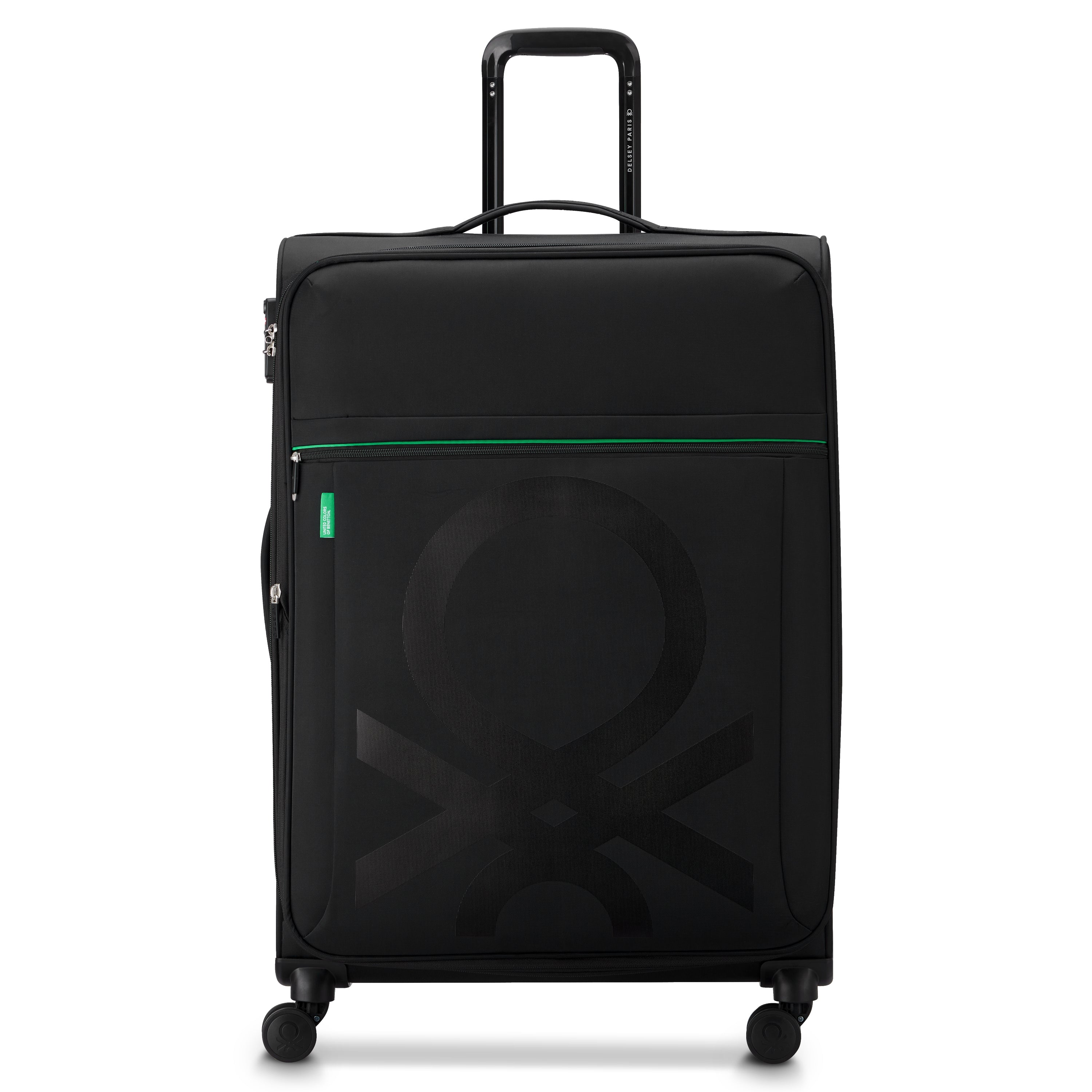 COLOR BLOCK| Valise Soute Extensible 76.5 CM NOIR