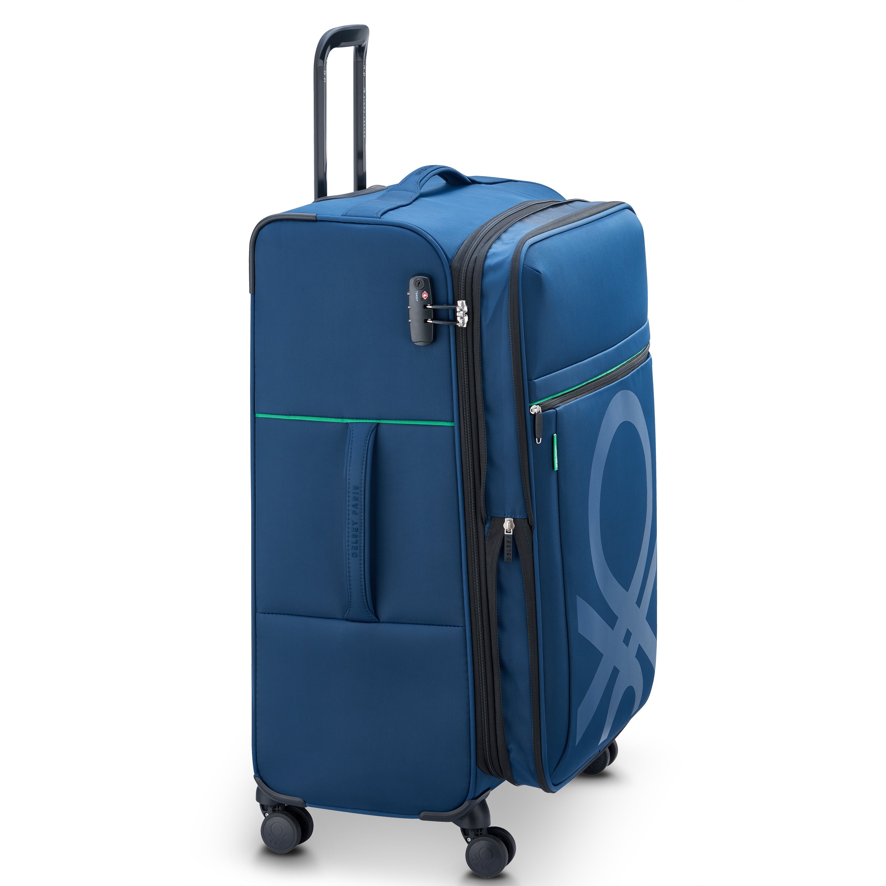 COLOR BLOCK| Suitcase Check-In Expandable 76.5 CM NAVY