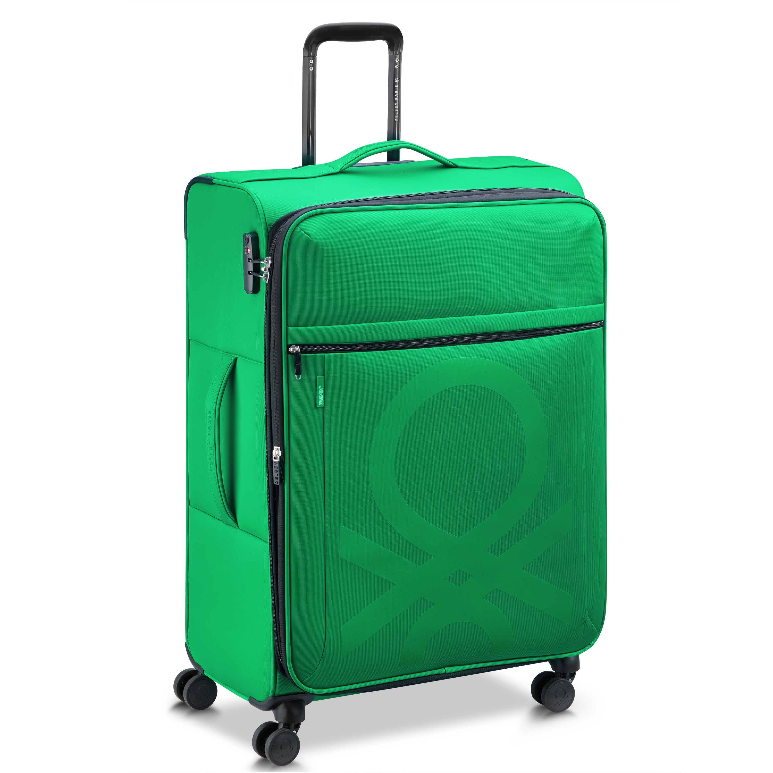 COLOR BLOCK| Suitcase Check-In Expandable 76.5 CM GREEN