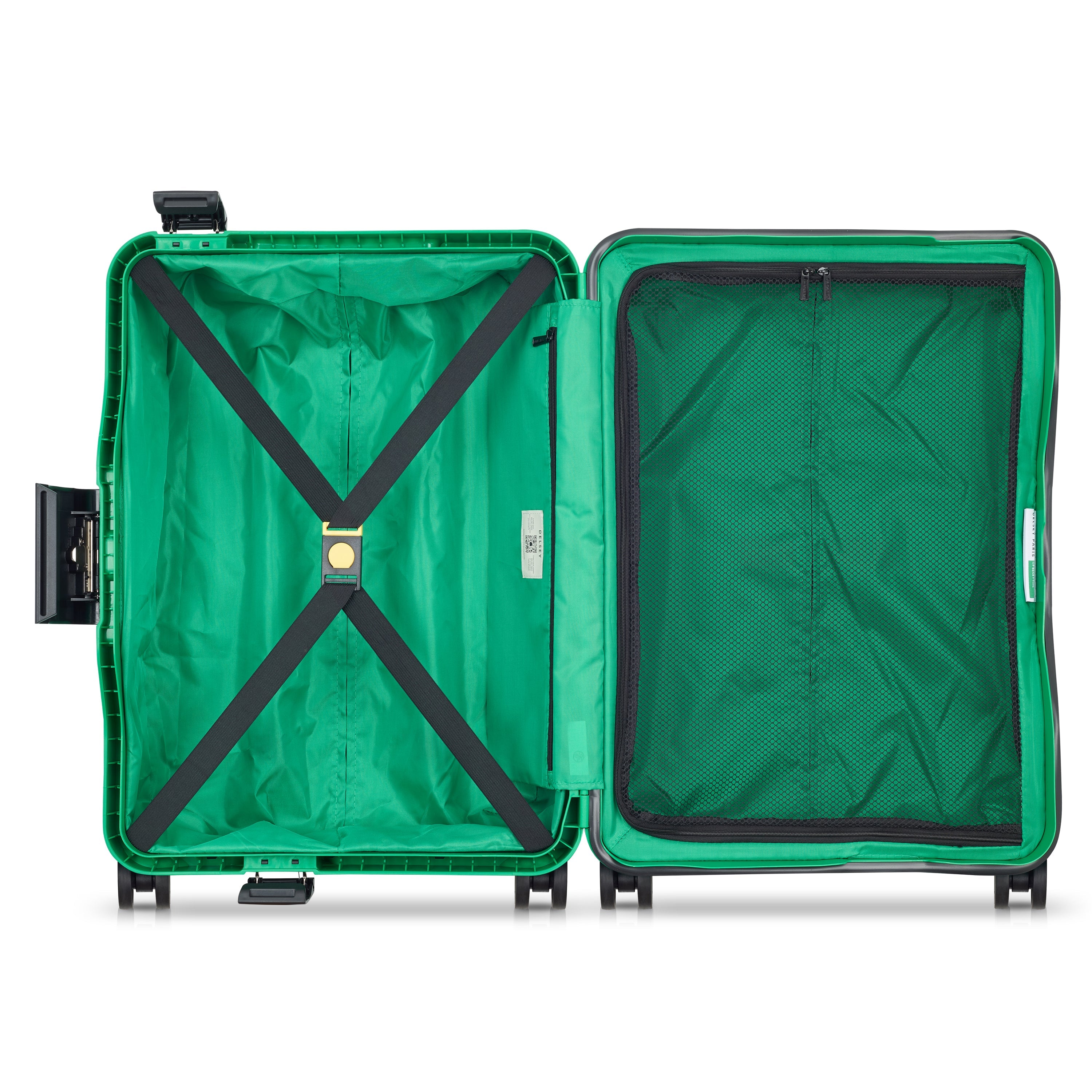 COLOR BLOCK HARDSIDE| Suitcase Cabin slim 55 CM GREEN