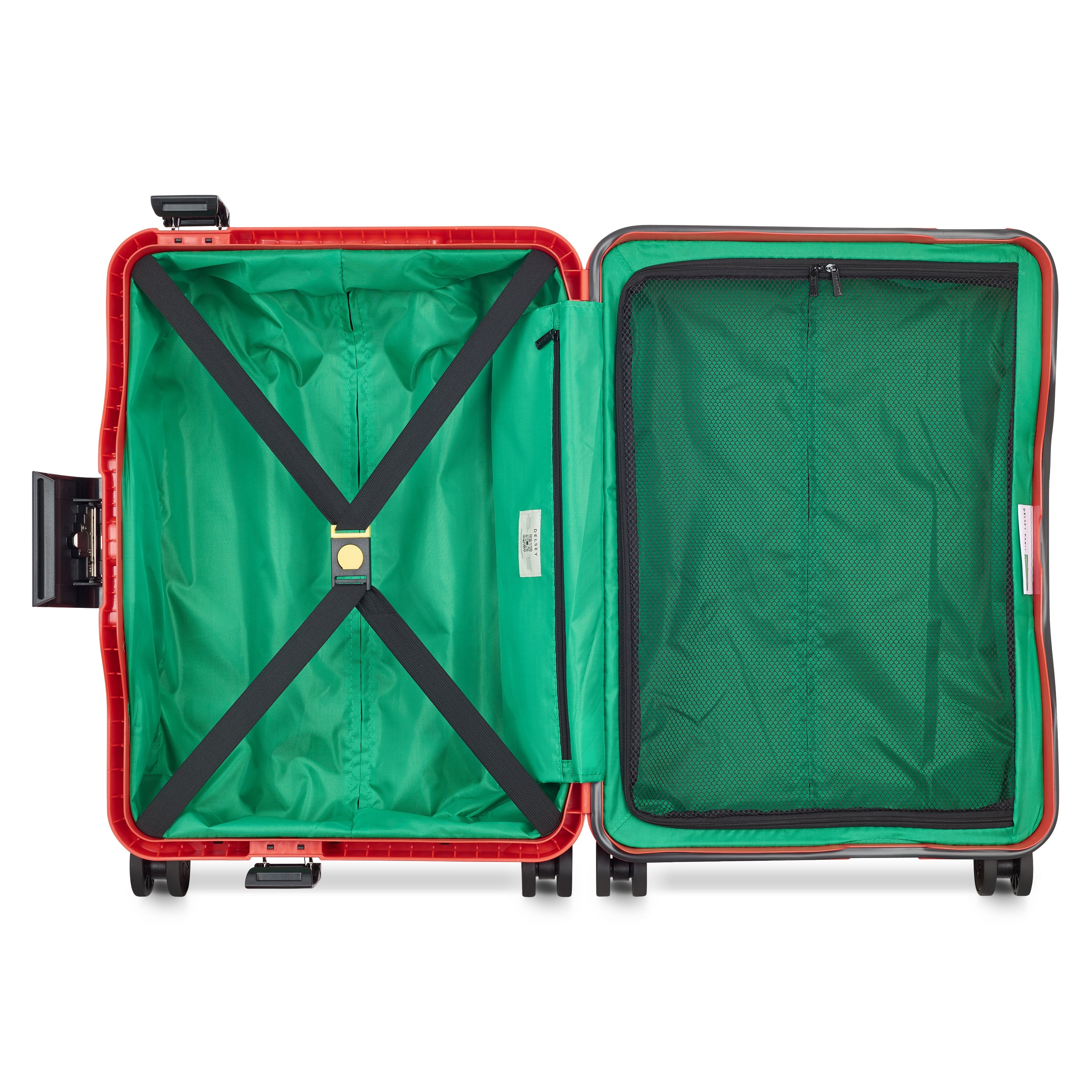 COLOR BLOCK HARDSIDE| Suitcase Cabin slim 55 CM RED