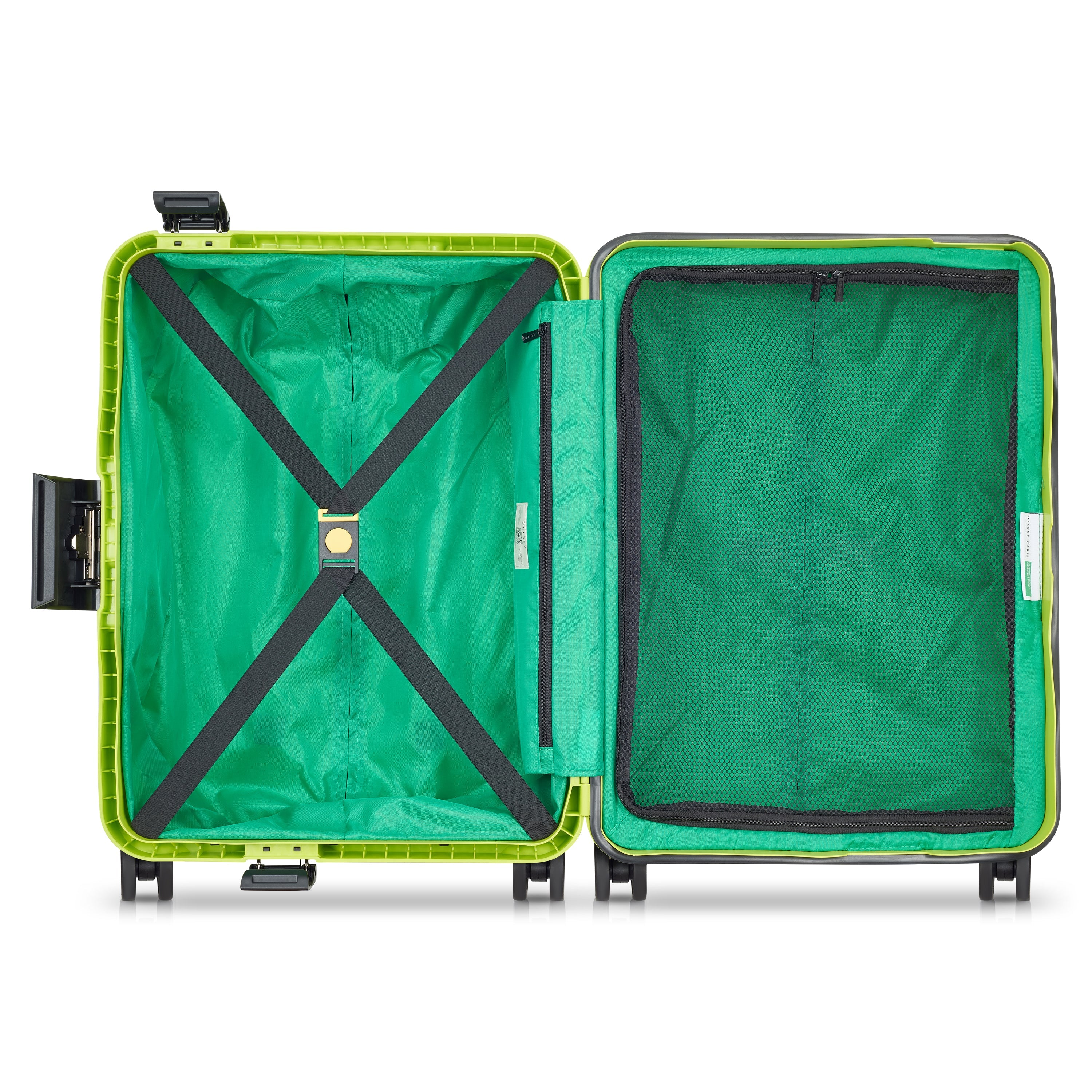 COLOR BLOCK HARDSIDE| Suitcase Cabin slim 55 CM LIME