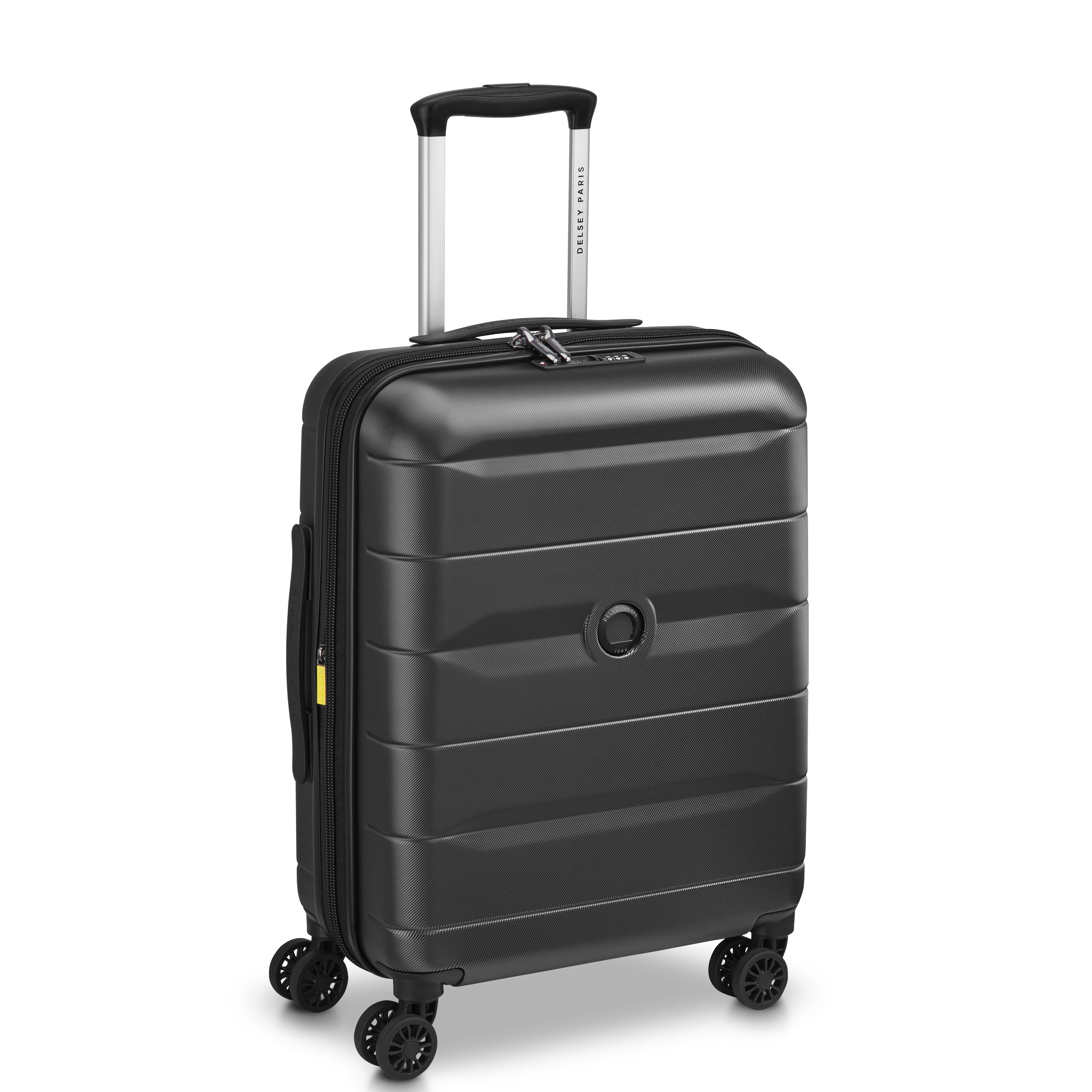COMETE 4| Suitcase Cabin slim Expandable 55 CM BLACK