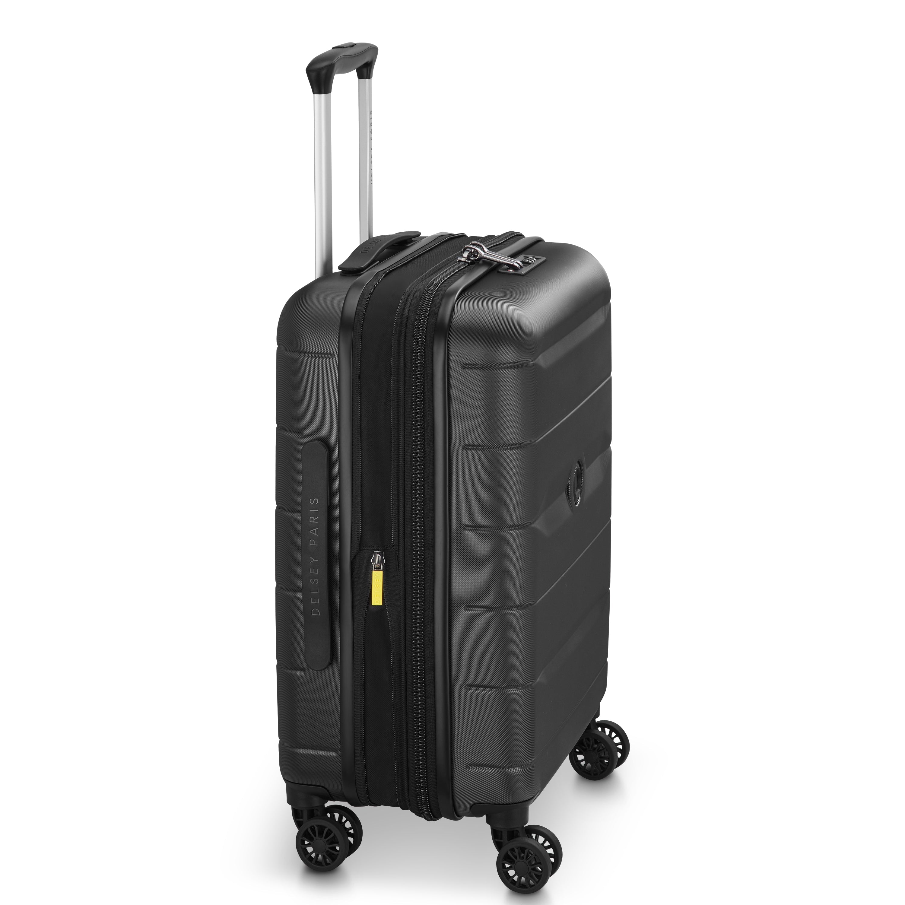 COMETE 4| Suitcase Cabin slim Expandable 55 CM BLACK