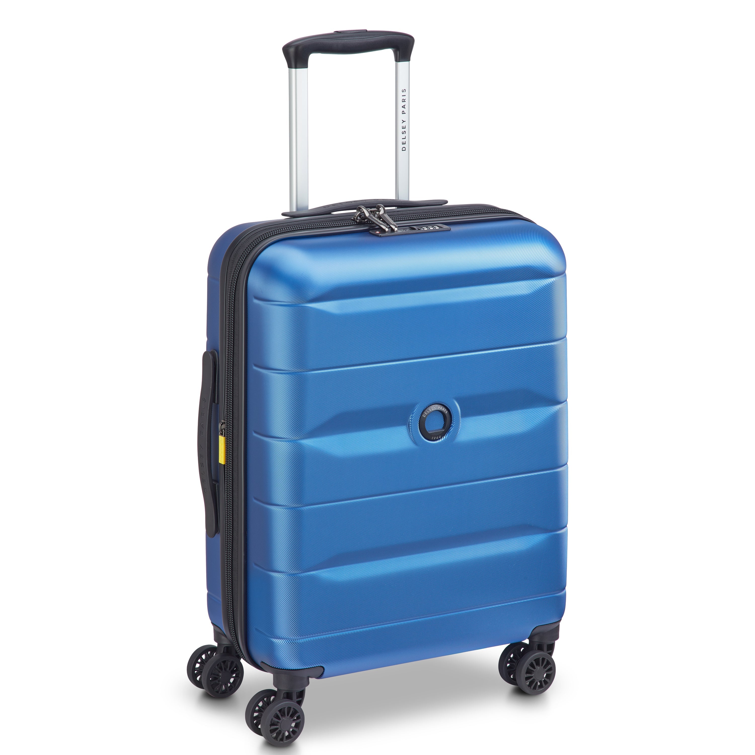 COMETE 4| Valise Cabine Slim Extensible 55 CM BLEU CLAIR