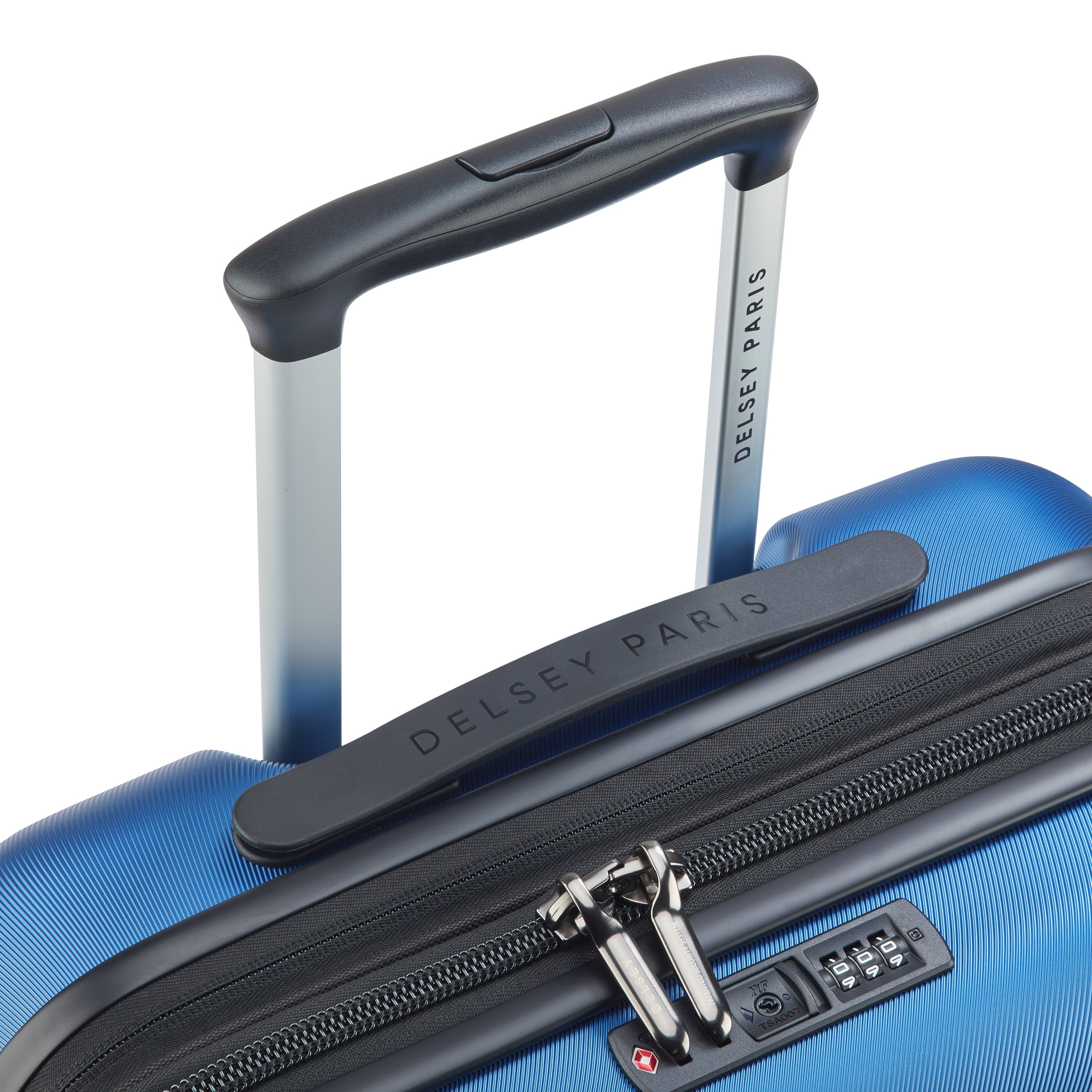 COMETE 4| Valise Cabine Slim Extensible 55 CM BLEU CLAIR