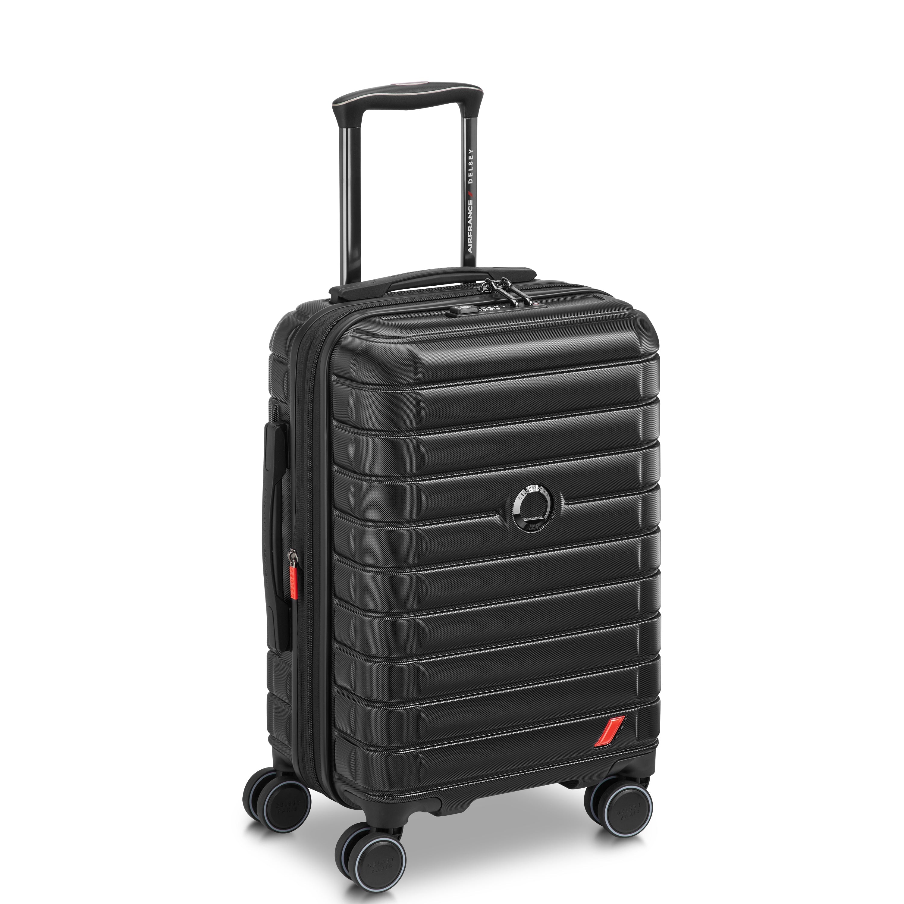 ELEGANCE| Koffer Cabine Uitbreidbaar 55 CM ZWART