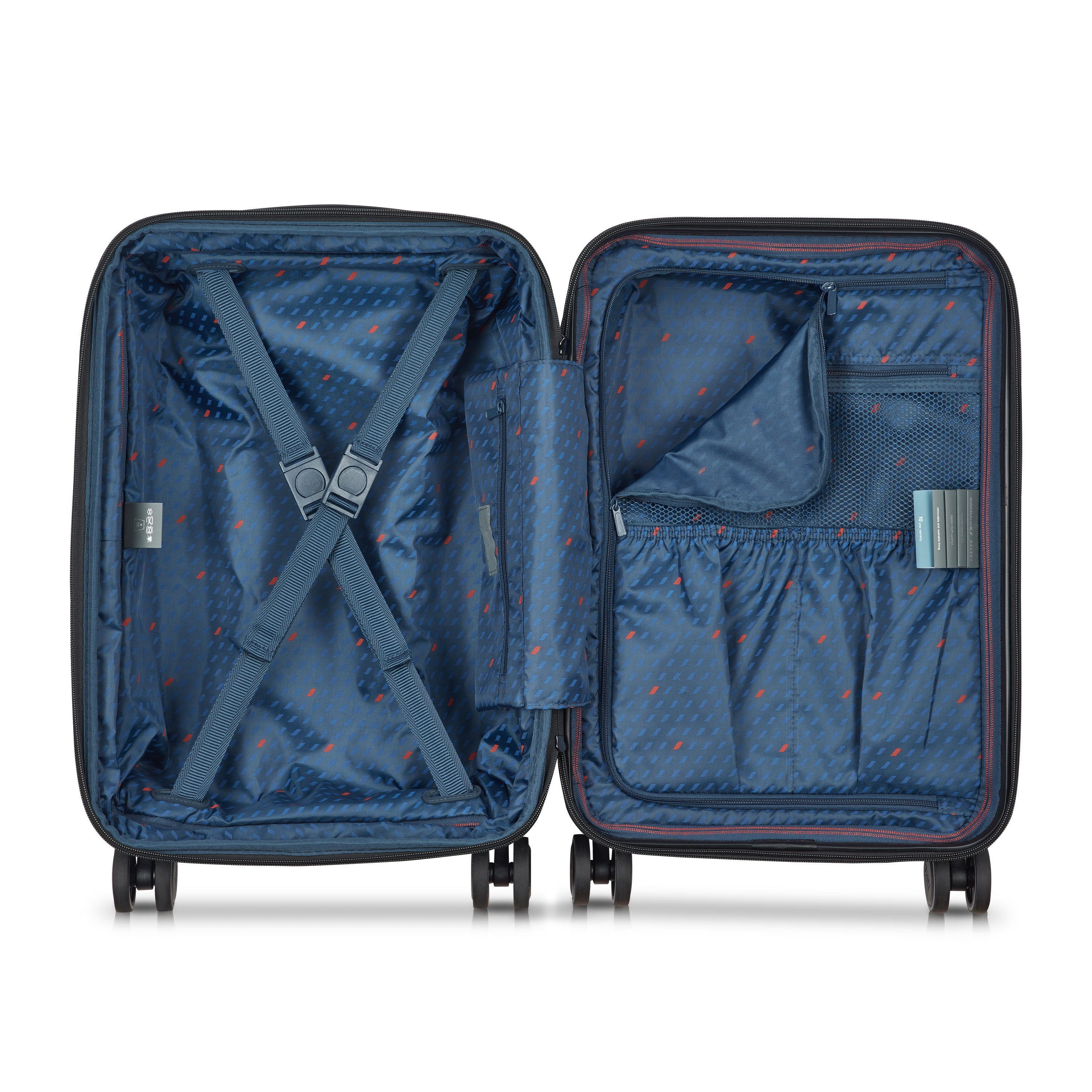 ELEGANCE| Koffer Cabine Uitbreidbaar 55 CM ZWART