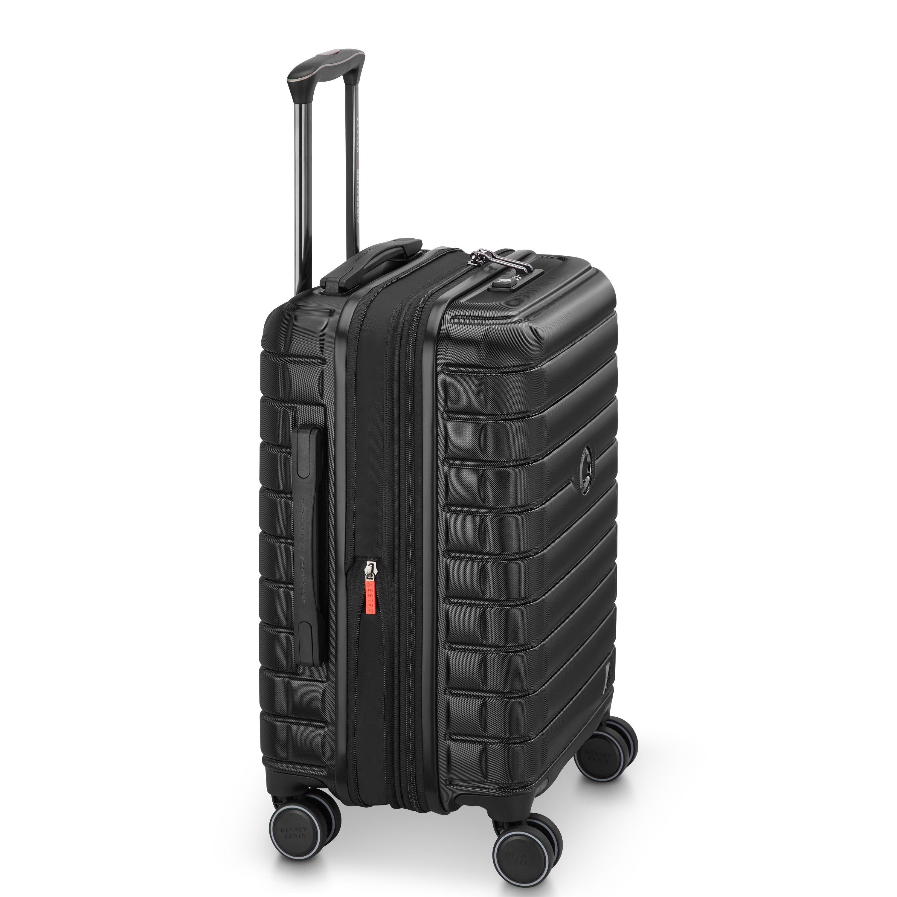 ELEGANCE| Koffer Cabine Uitbreidbaar 55 CM ZWART