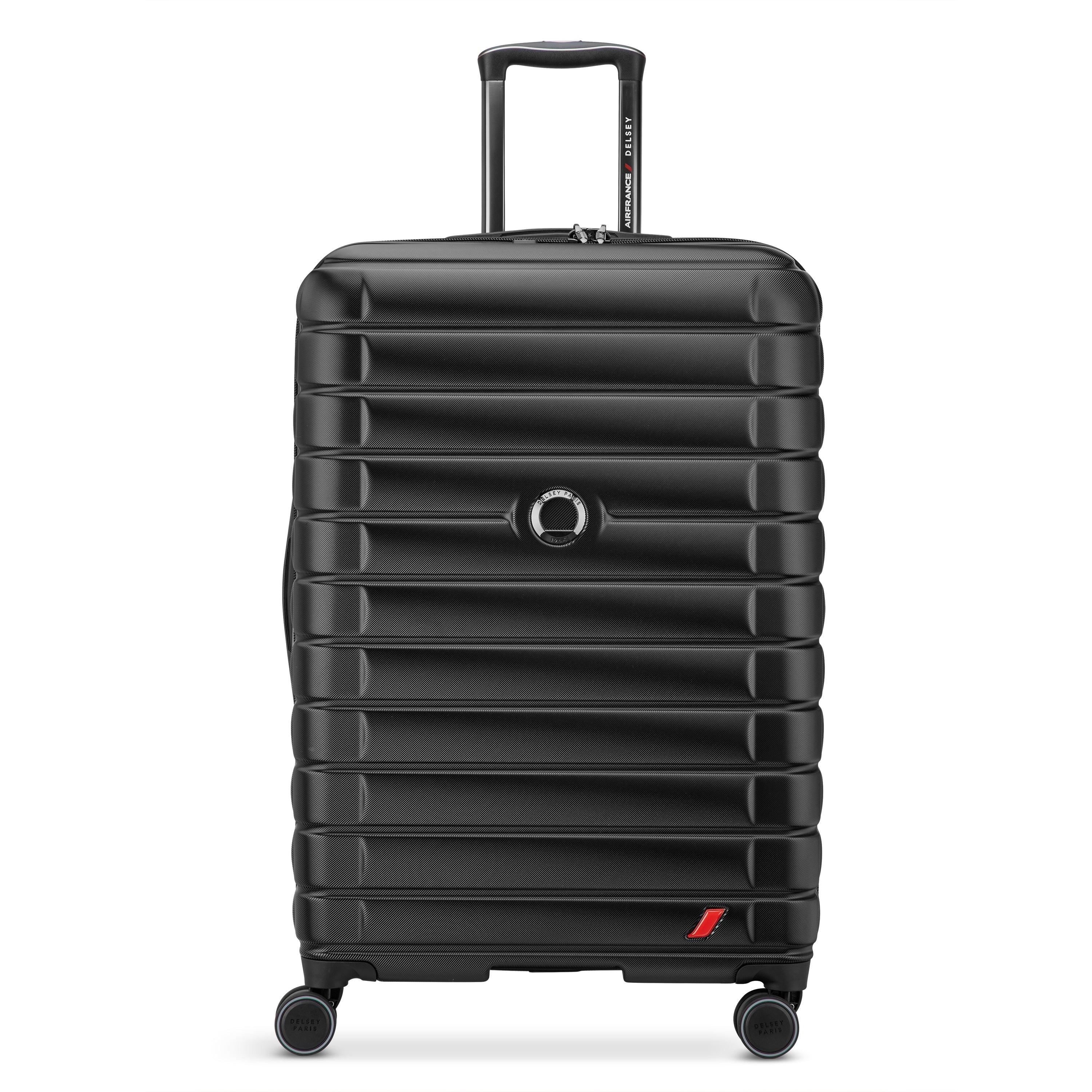 ELEGANCE| Koffer Aufgabe Erweiterbar 75,5 CM SCHWARZ