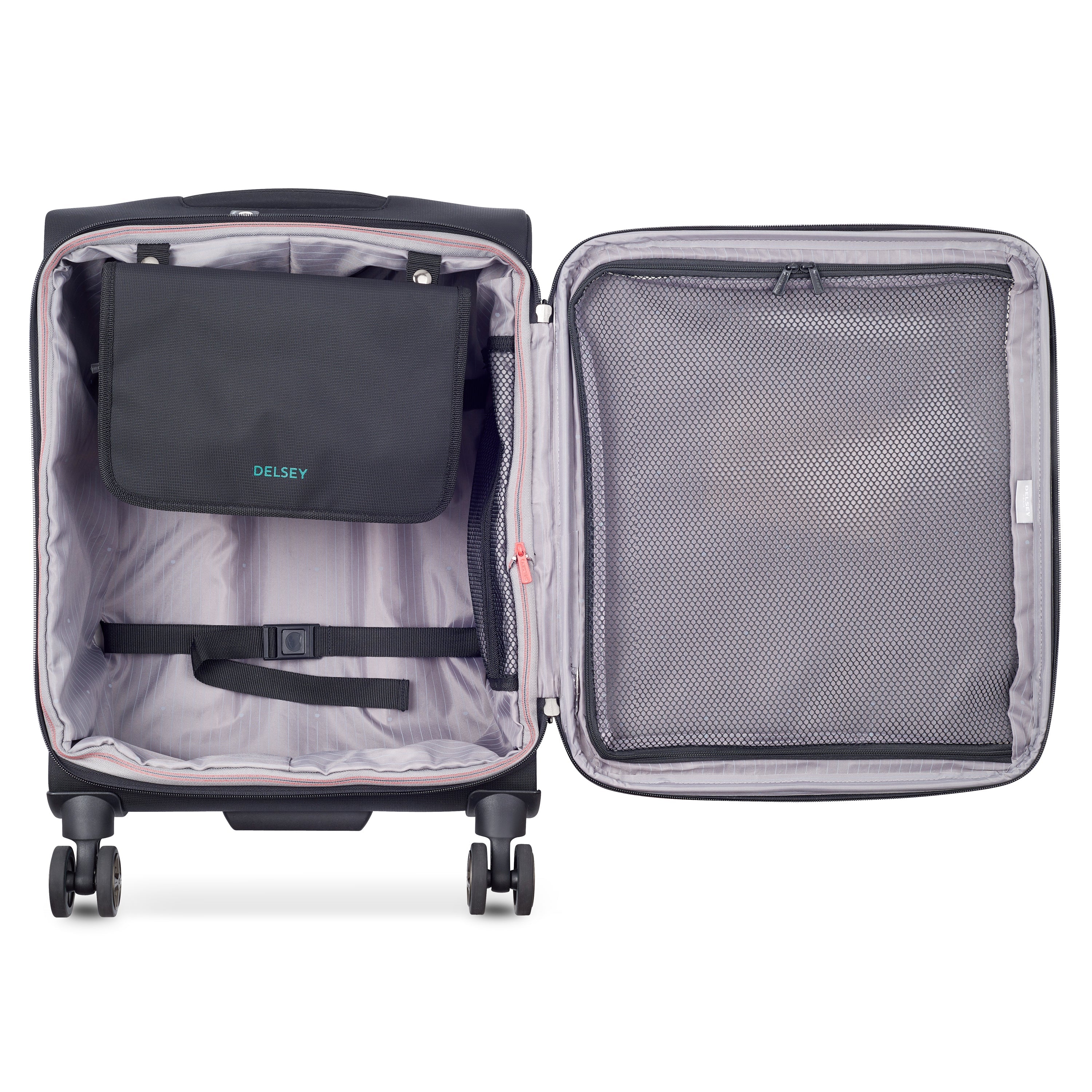 HELIUM DLX| Valise Cabine Slim 55 CM NOIR