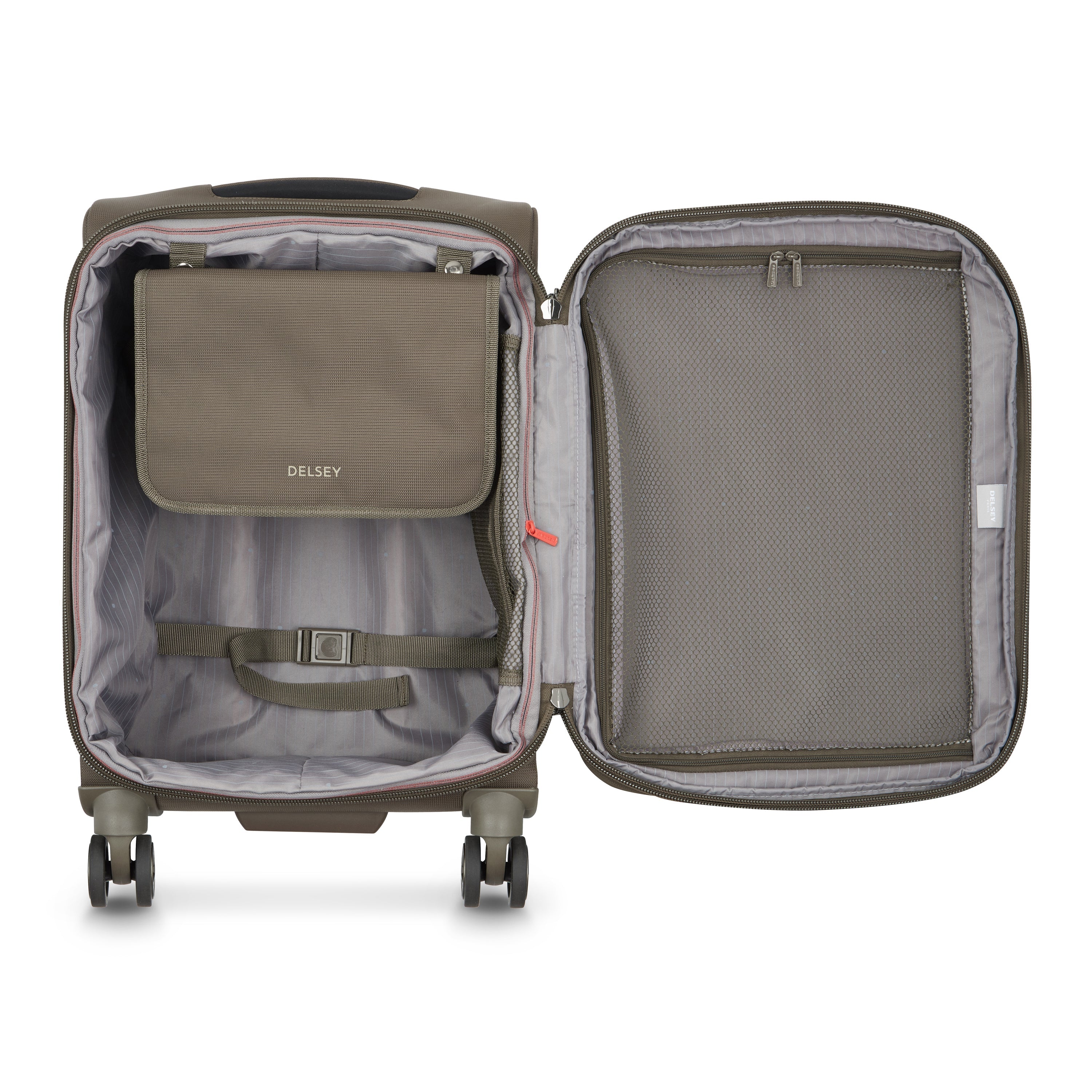 HELIUM DLX| Valise Cabine Slim 55 CM MOKA
