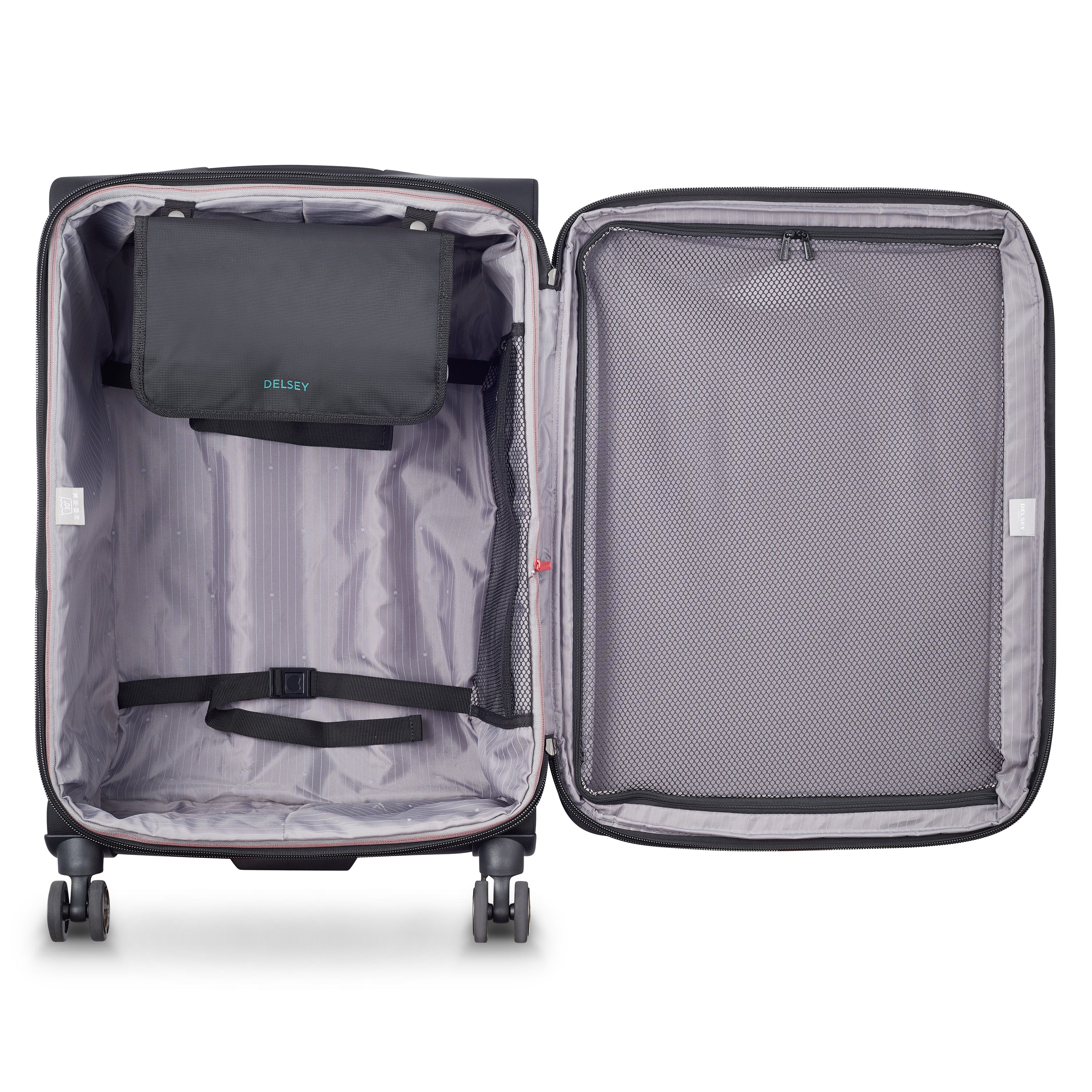 HELIUM DLX| Valise Soute Extensible 71 CM NOIR