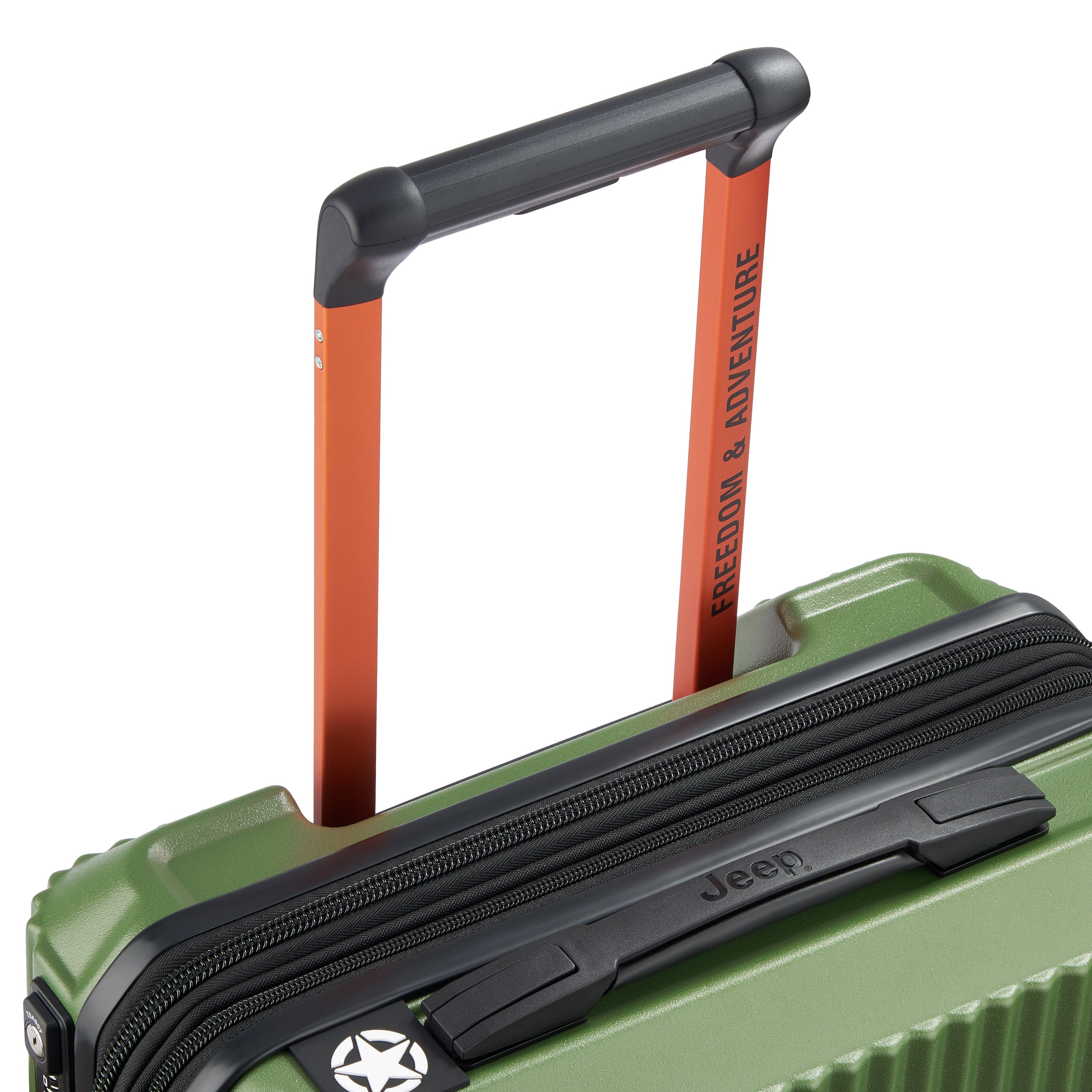 JH001A| Suitcase Cabin slim Expandable 55 CM GREEN