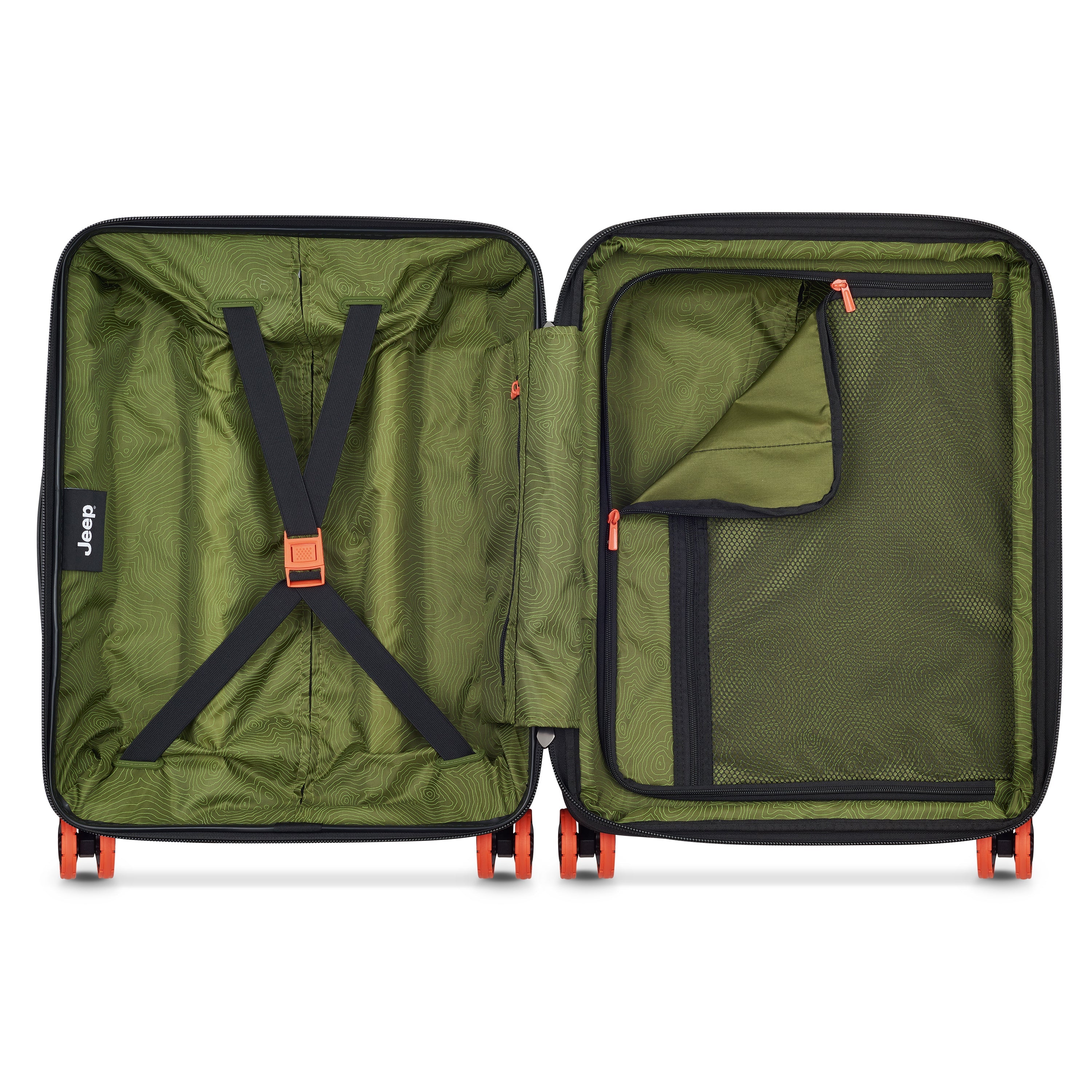 JH001A| Suitcase Cabin slim Expandable 55 CM SILVER