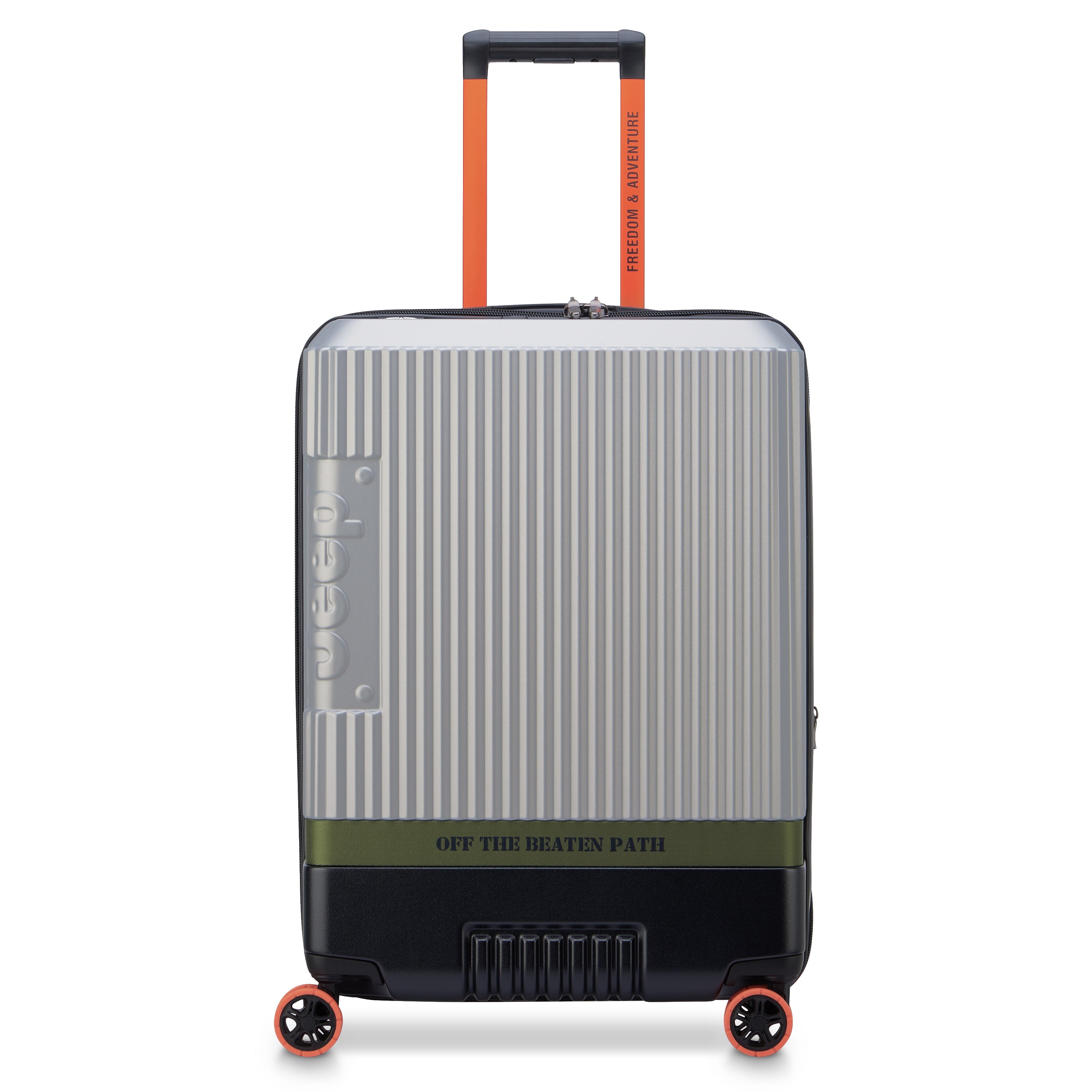 JH001A| Koffer Check-In Erweiterbar 66 CM SILBER