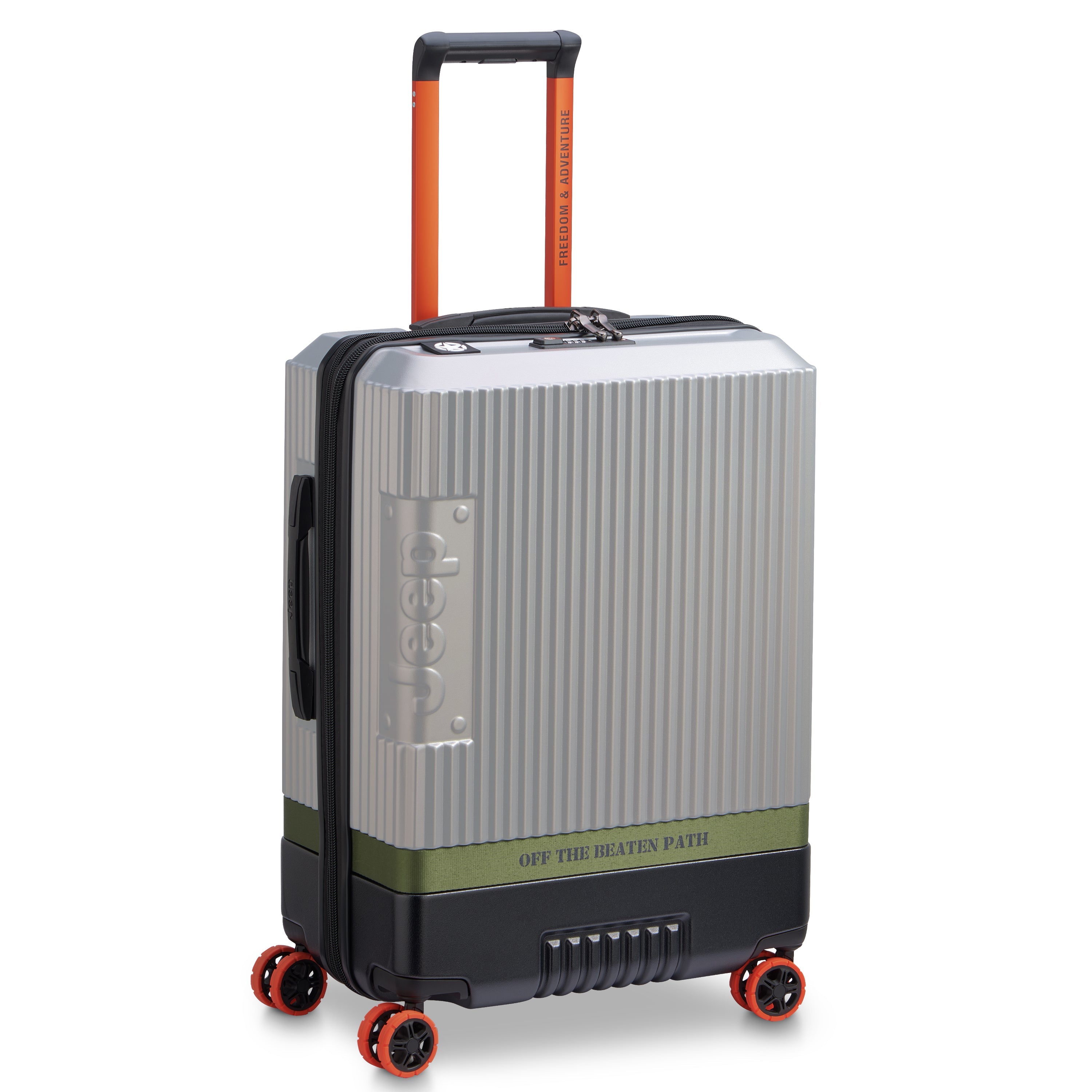 JH001A| Koffer Check-In Erweiterbar 66 CM SILBER