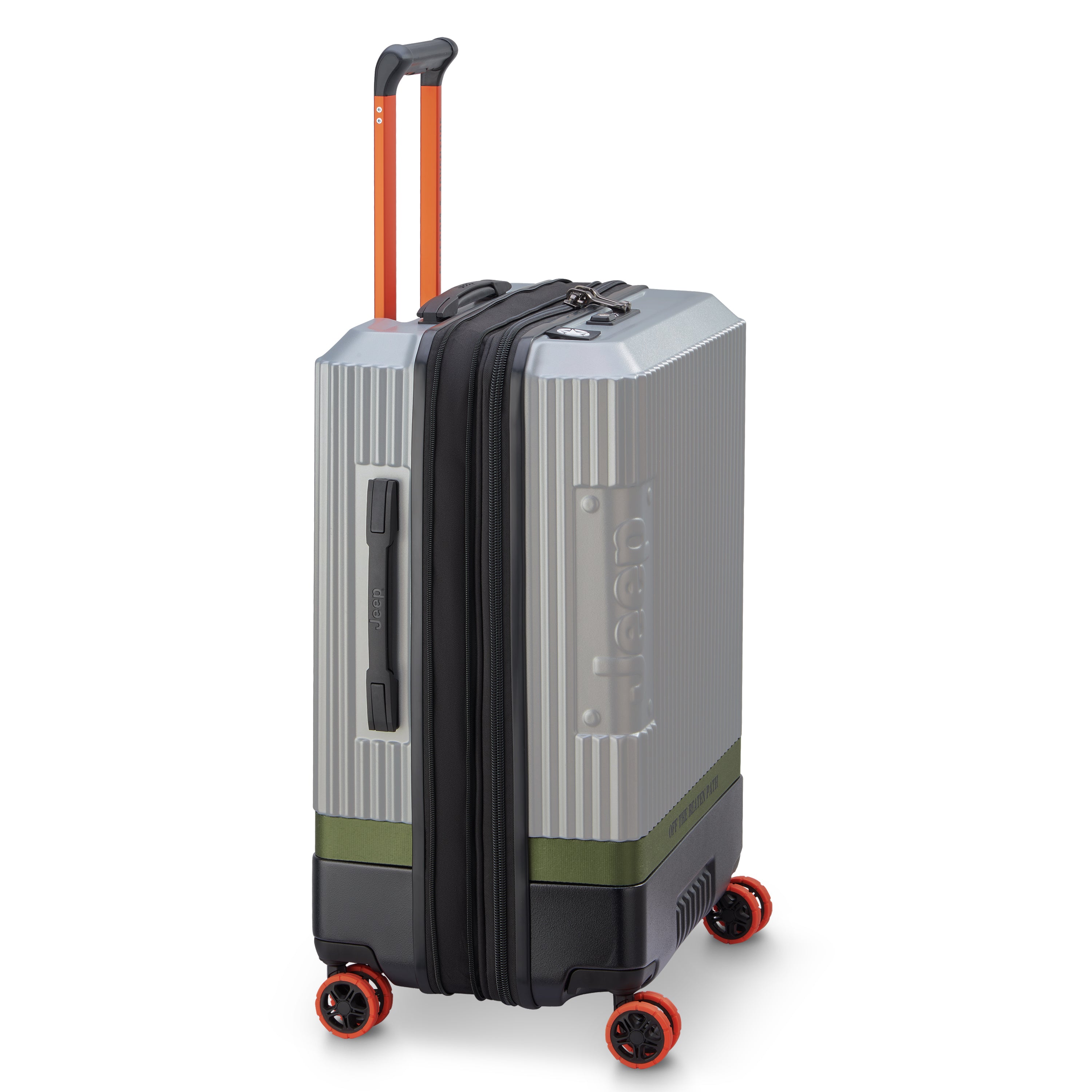 JH001A| Koffer Check-In Erweiterbar 66 CM SILBER