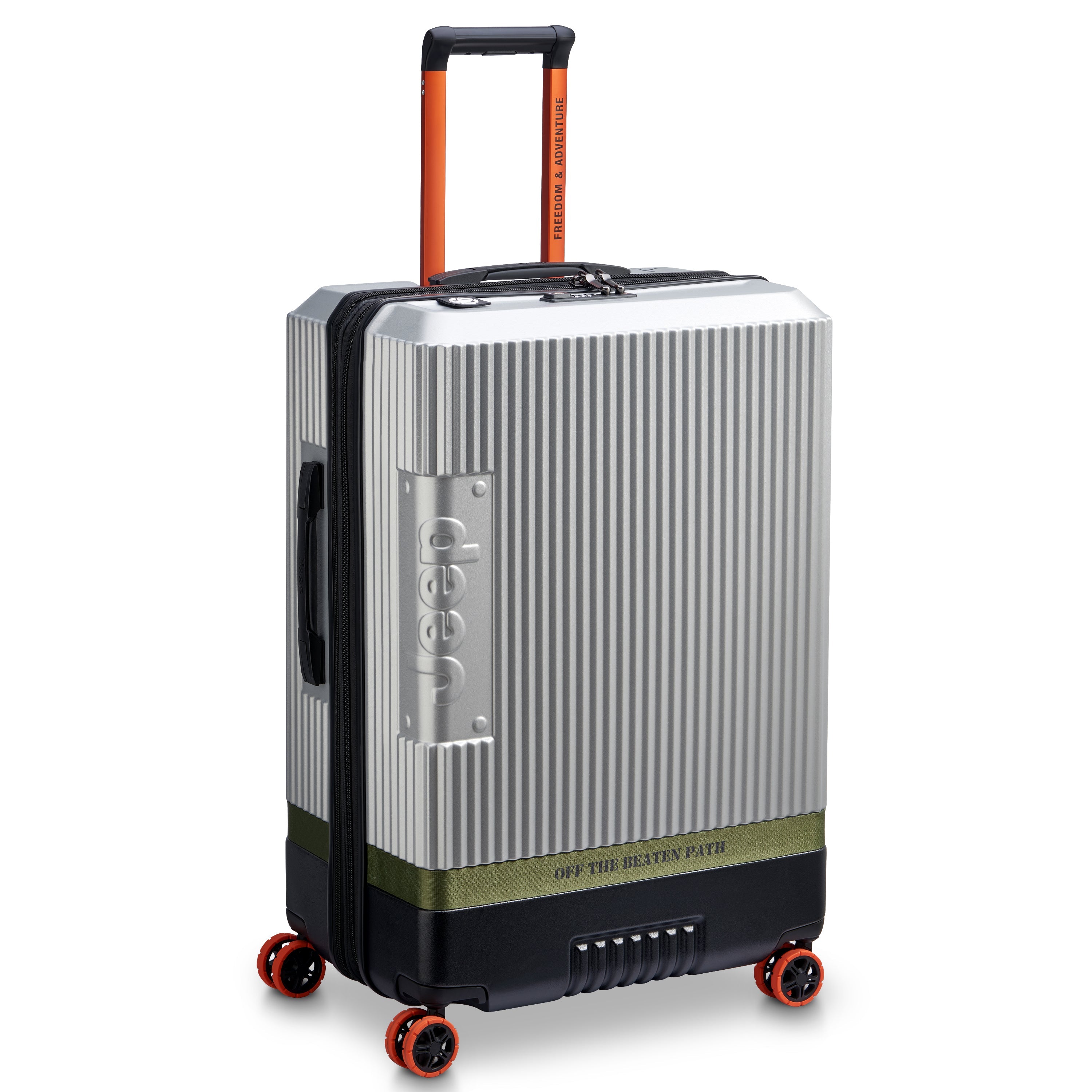 JH001A| Suitcase Check-In Expandable 75.5 CM SILVER