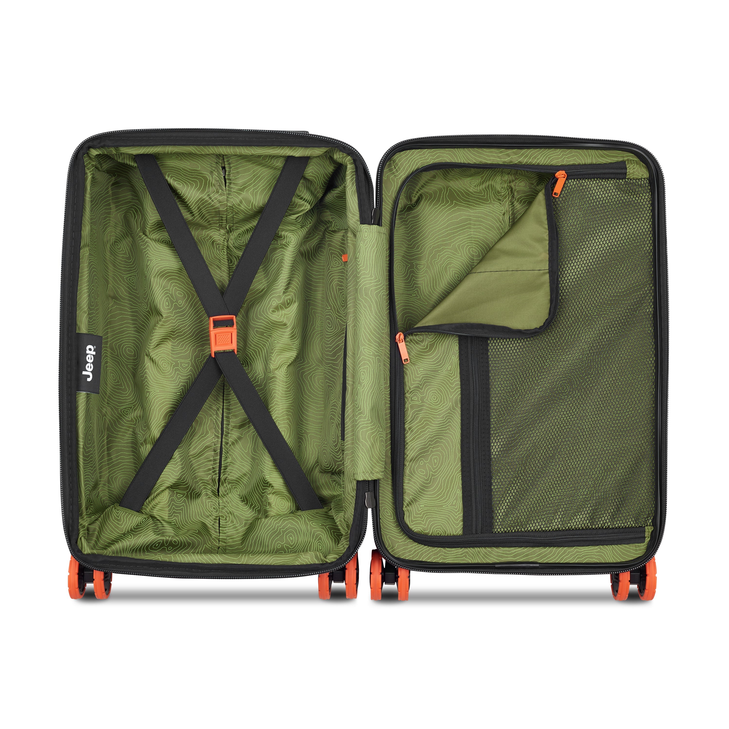 JH002B| Suitcase Cabin Expandable 55 CM BLACK