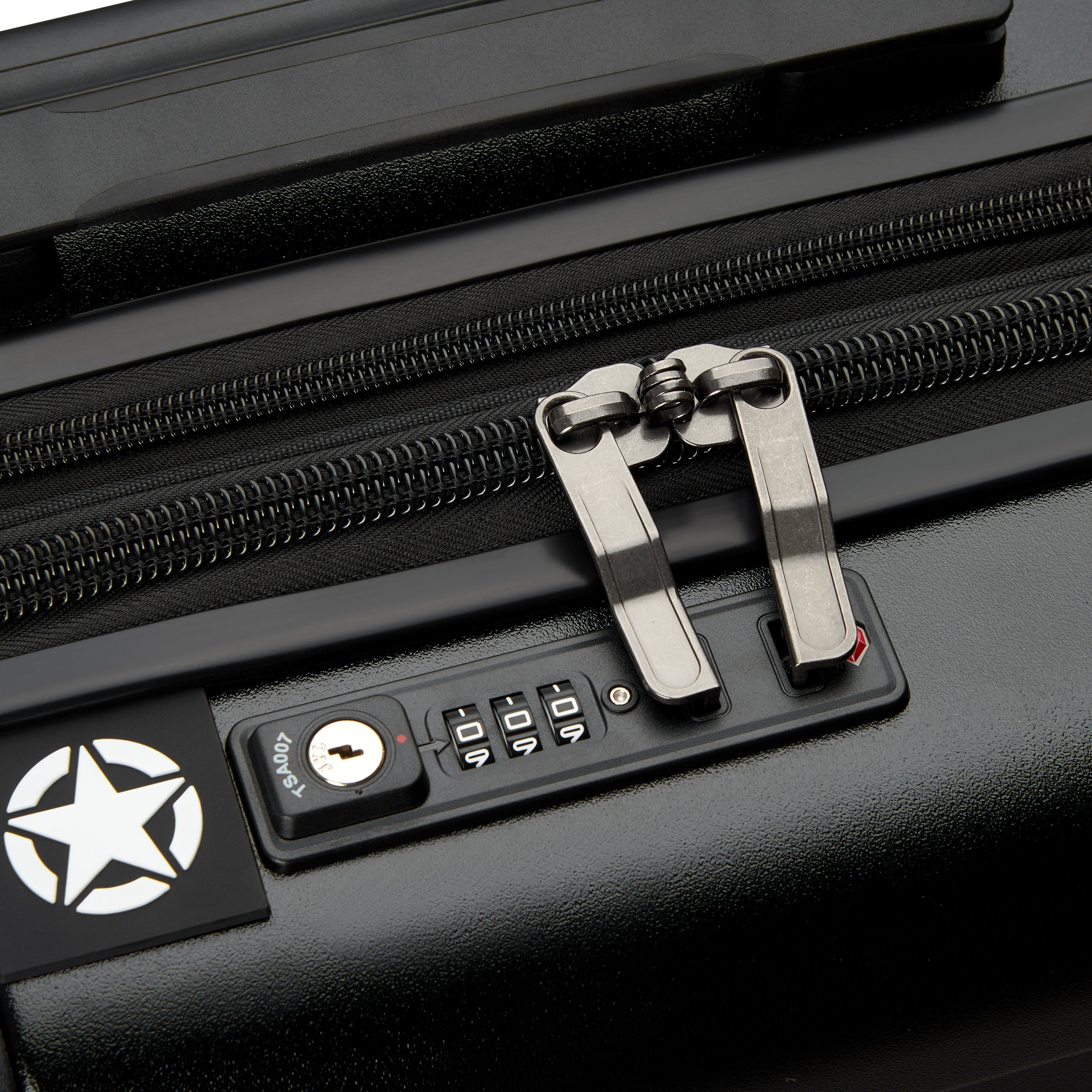 JH002B| Suitcase Cabin Expandable 55 CM BLACK