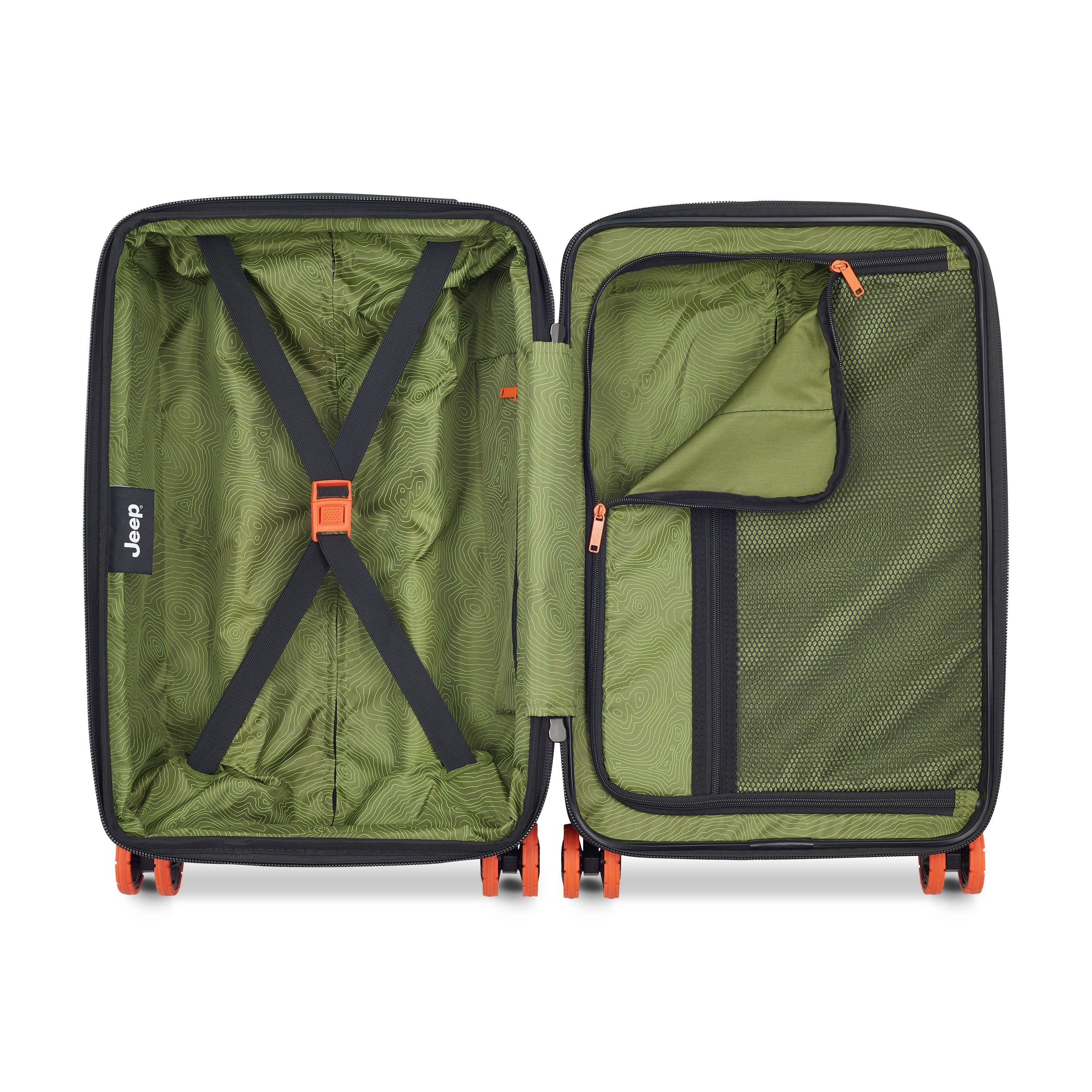 JH002B| Suitcase Cabin Expandable 55 CM CHILLI PEPPER
