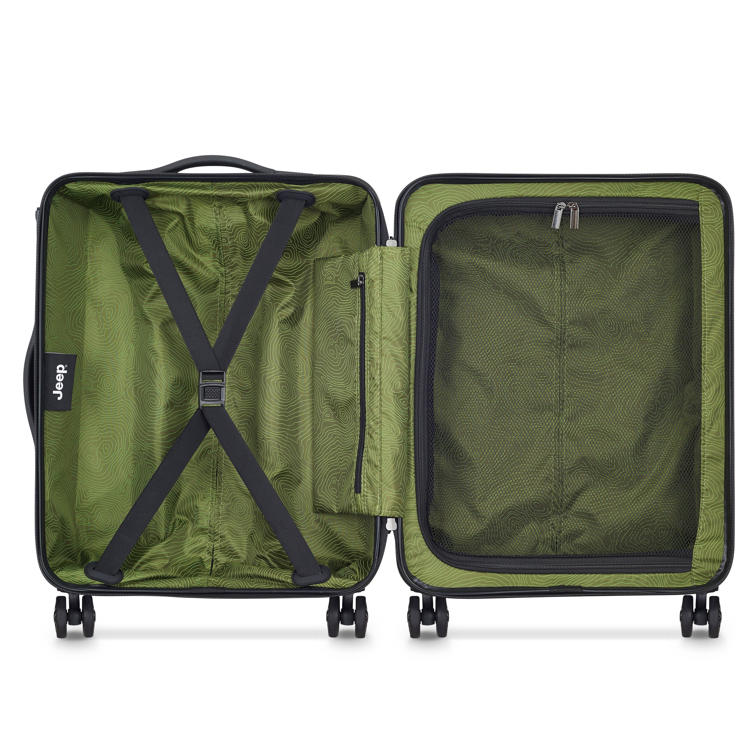 JH004C| Suitcase Cabin slim 55 CM BLACK