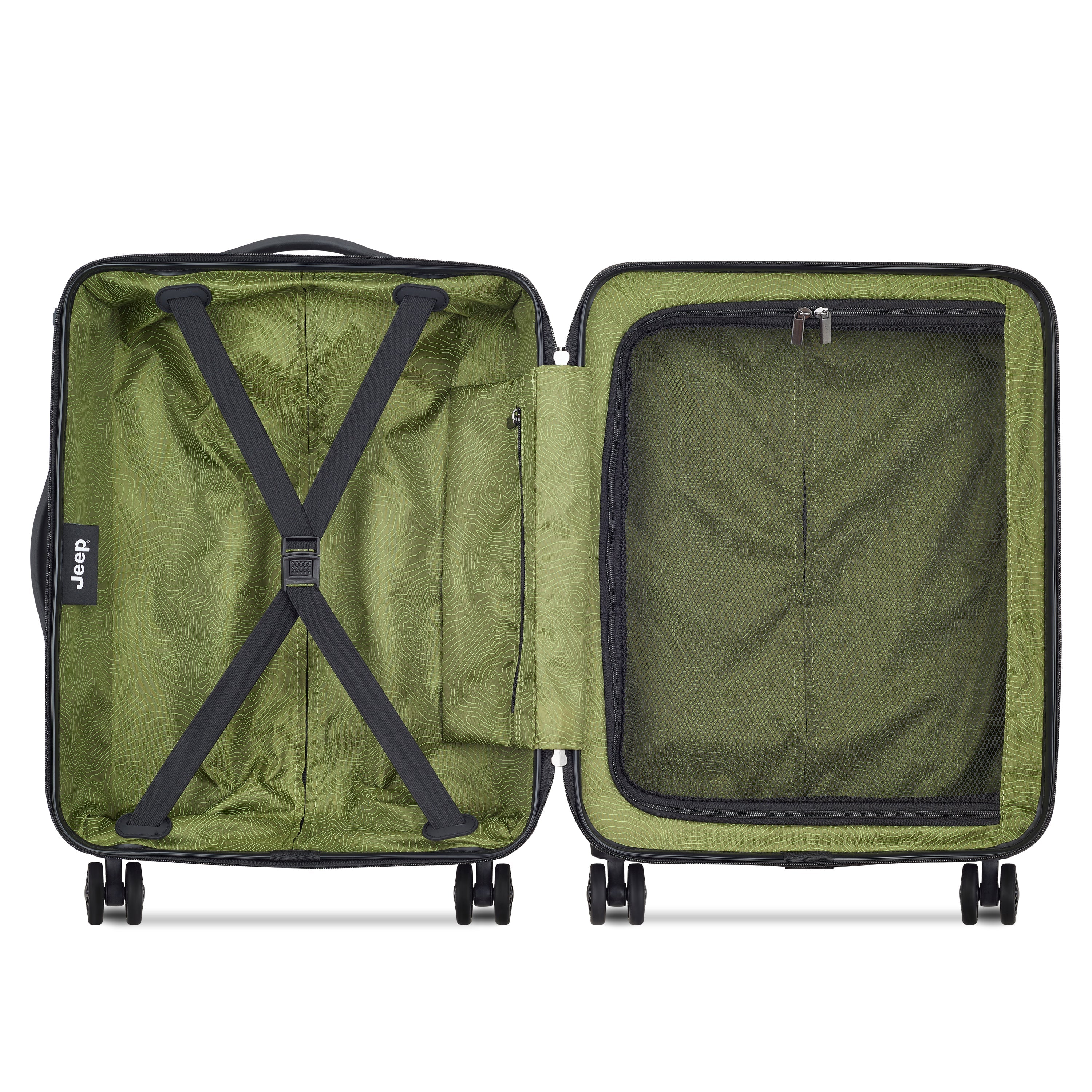 JH004C| Suitcase Cabin slim 55 CM GREY DRIZZLE