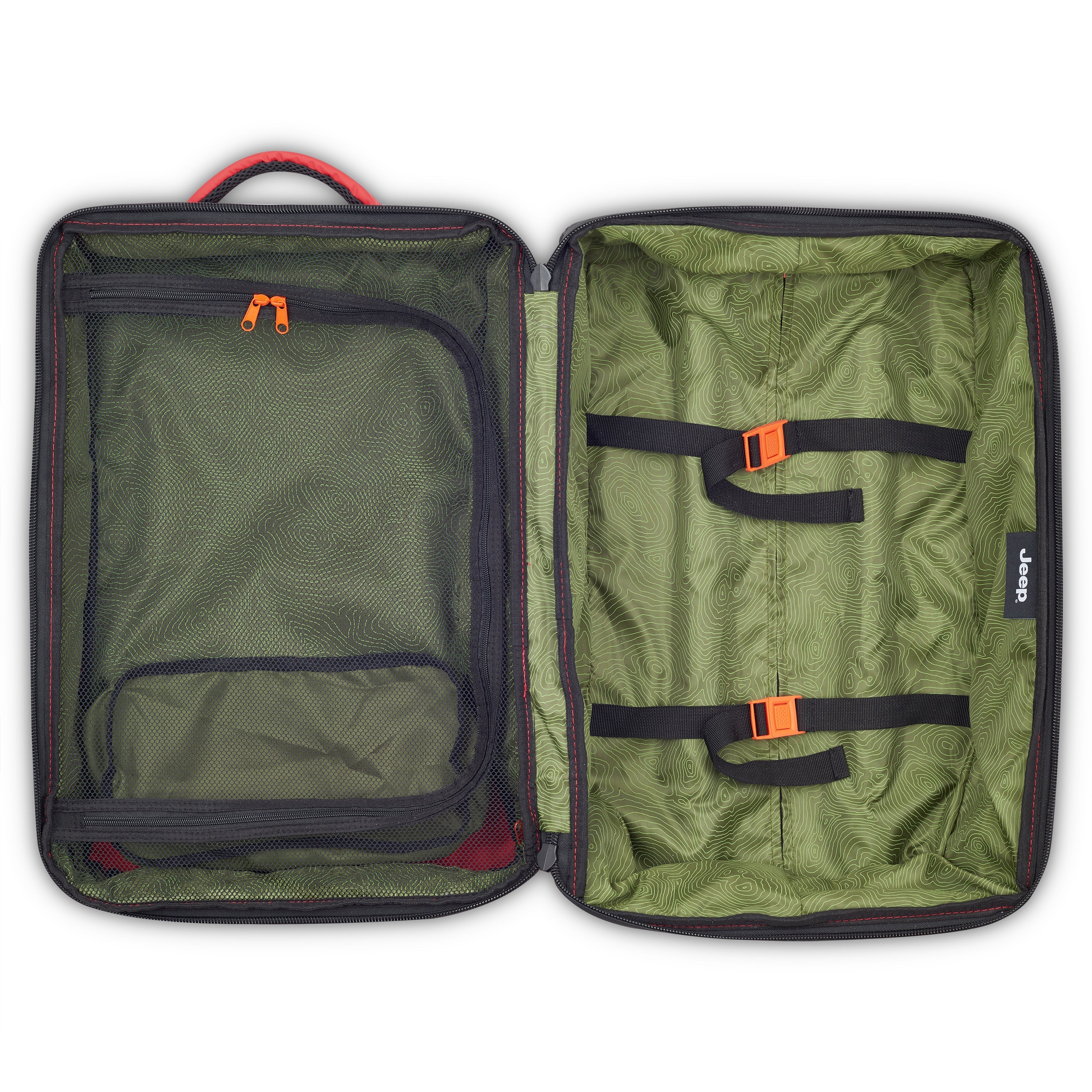 JS005A| Trolley Duffle Bag Cabina 35 CM TOMATE