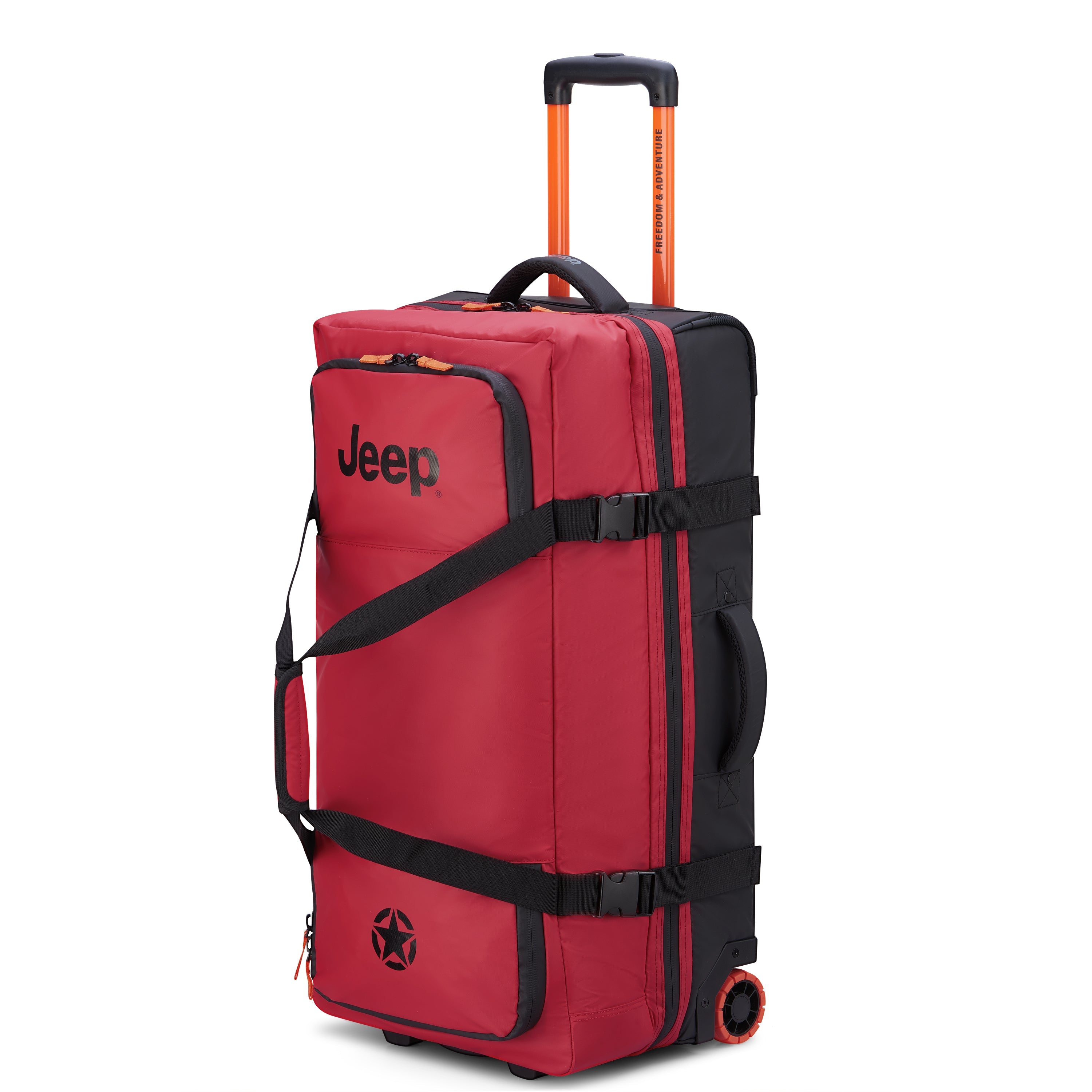 JS005A| Trolley Duffle Bag Check-In 36.5 CM TOMATO