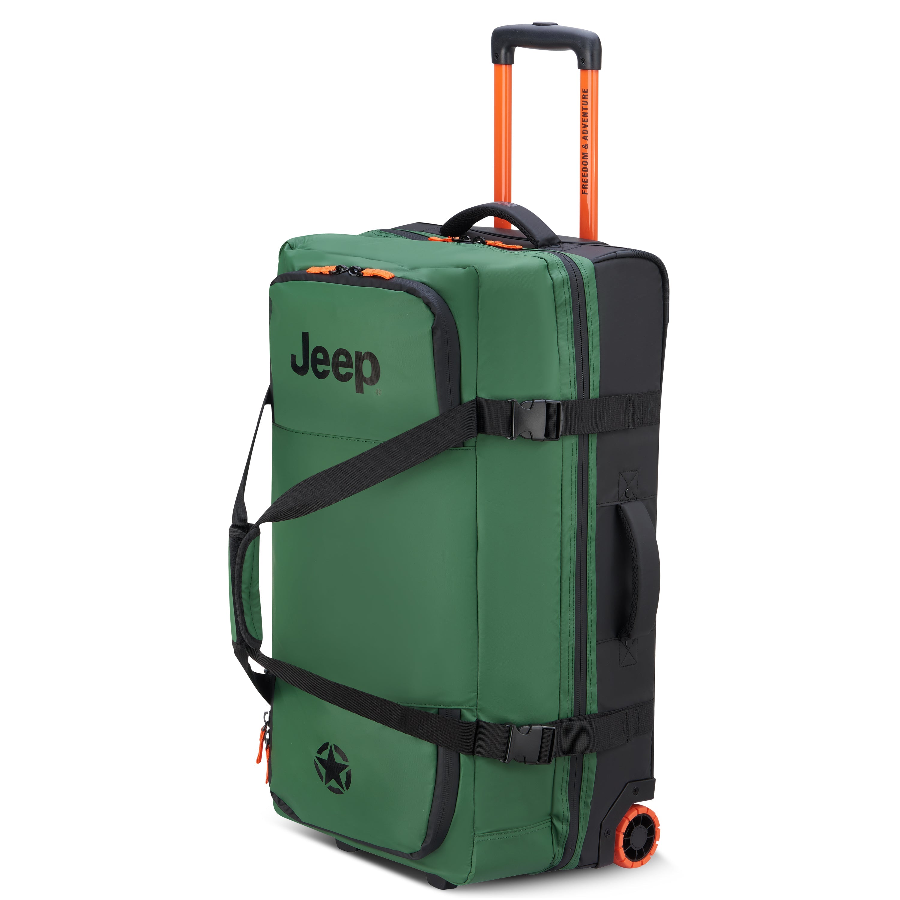 JS005A| Trolley Duffle Bag Check-In 36.5 CM ELM GREEN