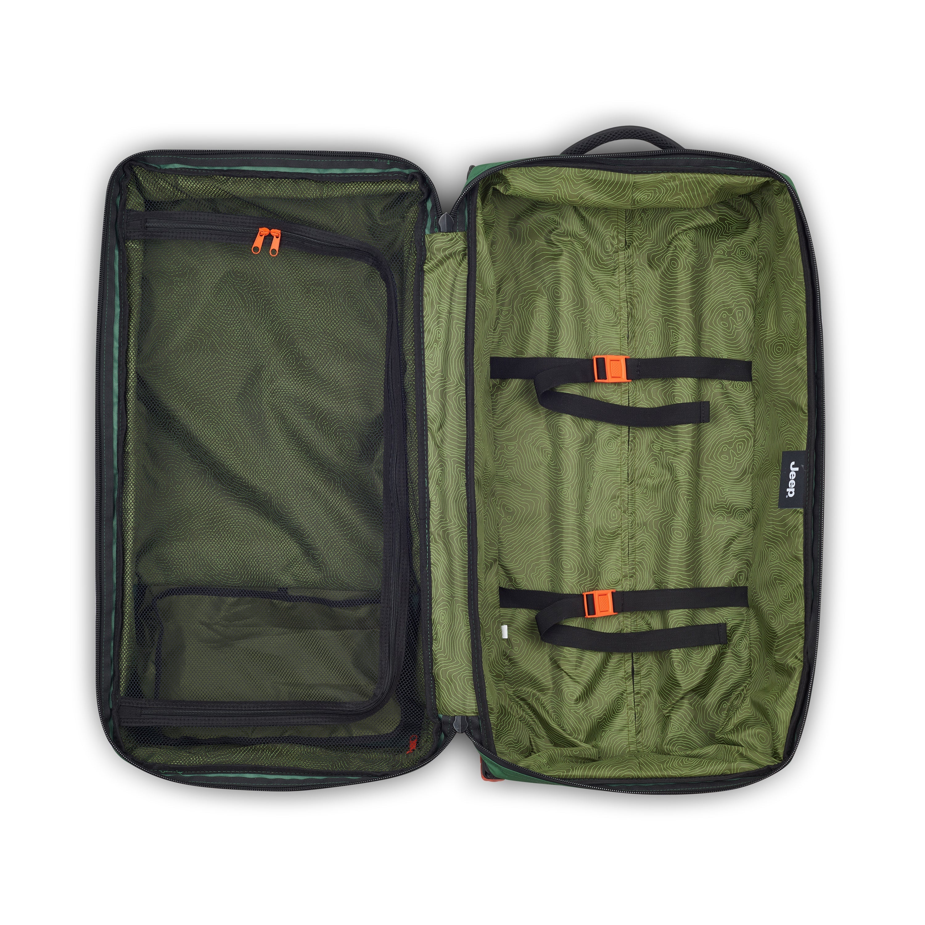 JS005A| Trolley Duffle Bag Check-In 36.5 CM ELM GREEN