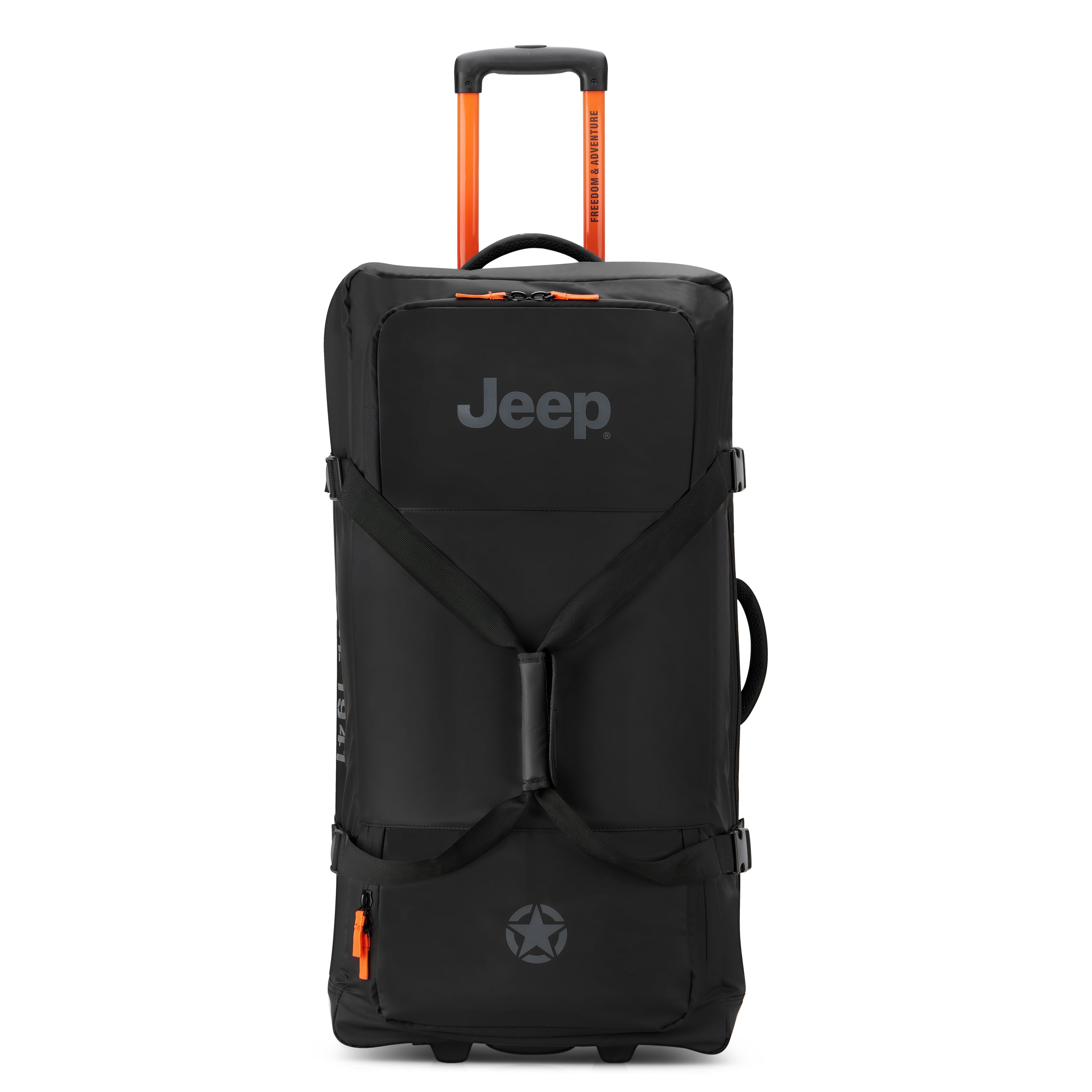 JS005A| Trolley Duffle Bag Check-In 40.5 CM BLACK