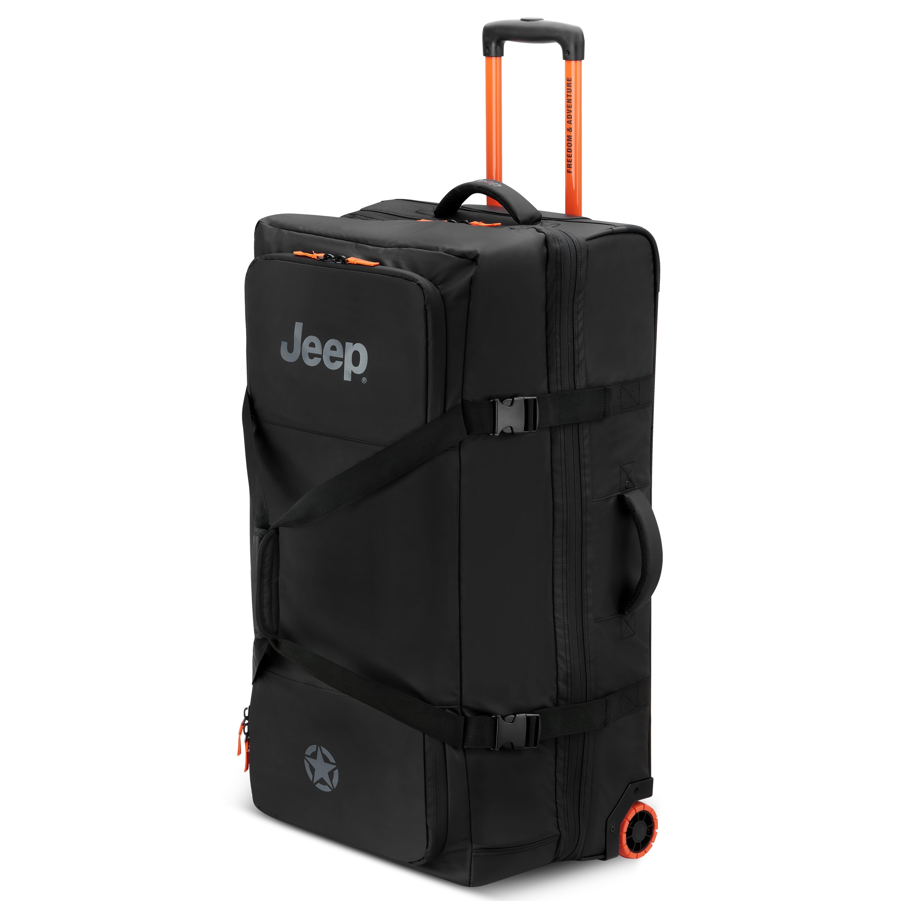 JS005A| Trolley Duffle Bag Check-In 40.5 CM BLACK