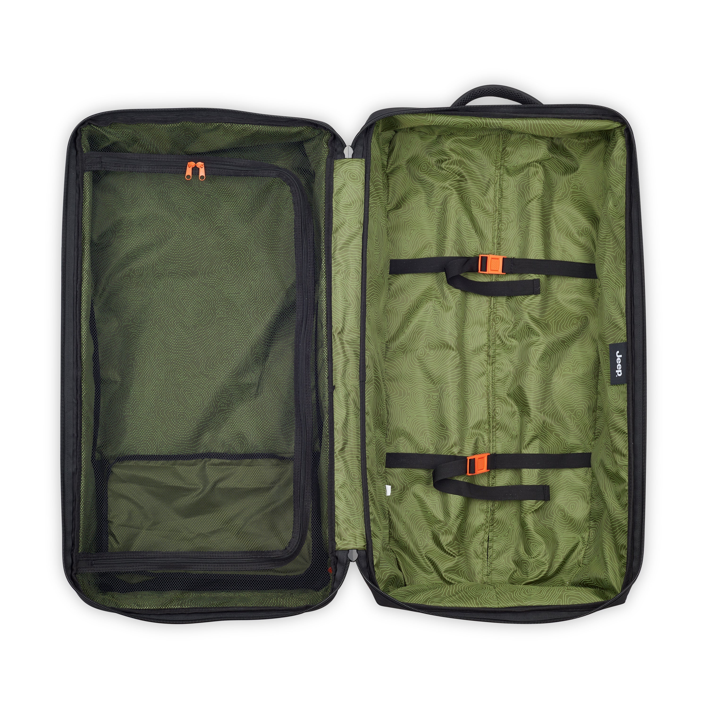 JS005A| Trolley Duffle Bag Check-In 40.5 CM BLACK