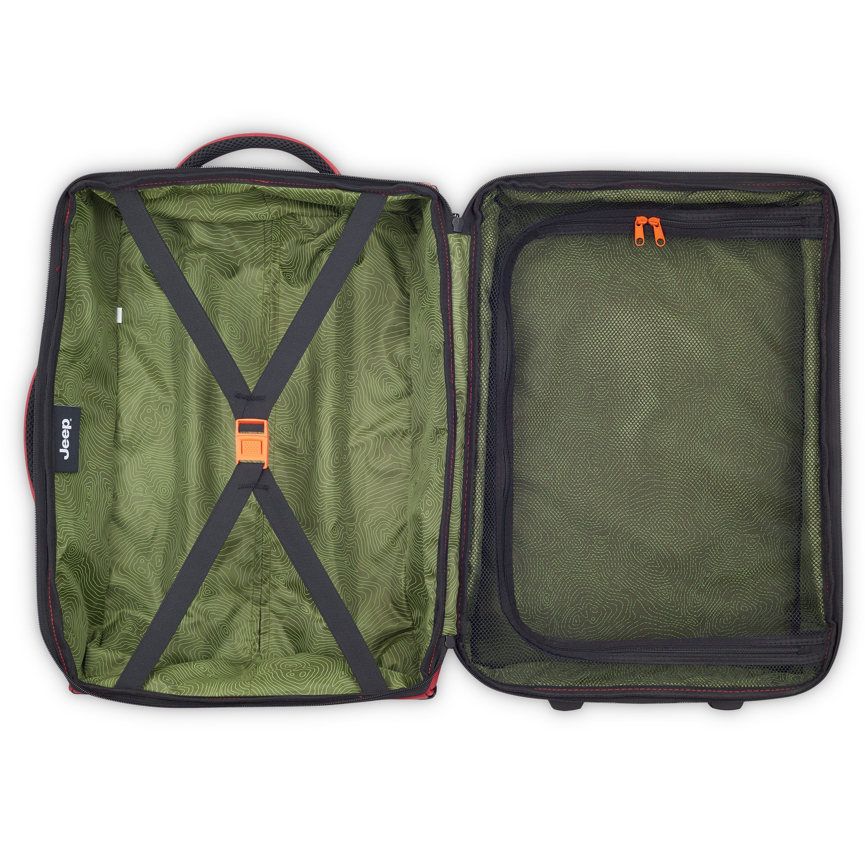 JS006B| Trolley Duffle Bag Cabina 37 CM TOMATO
