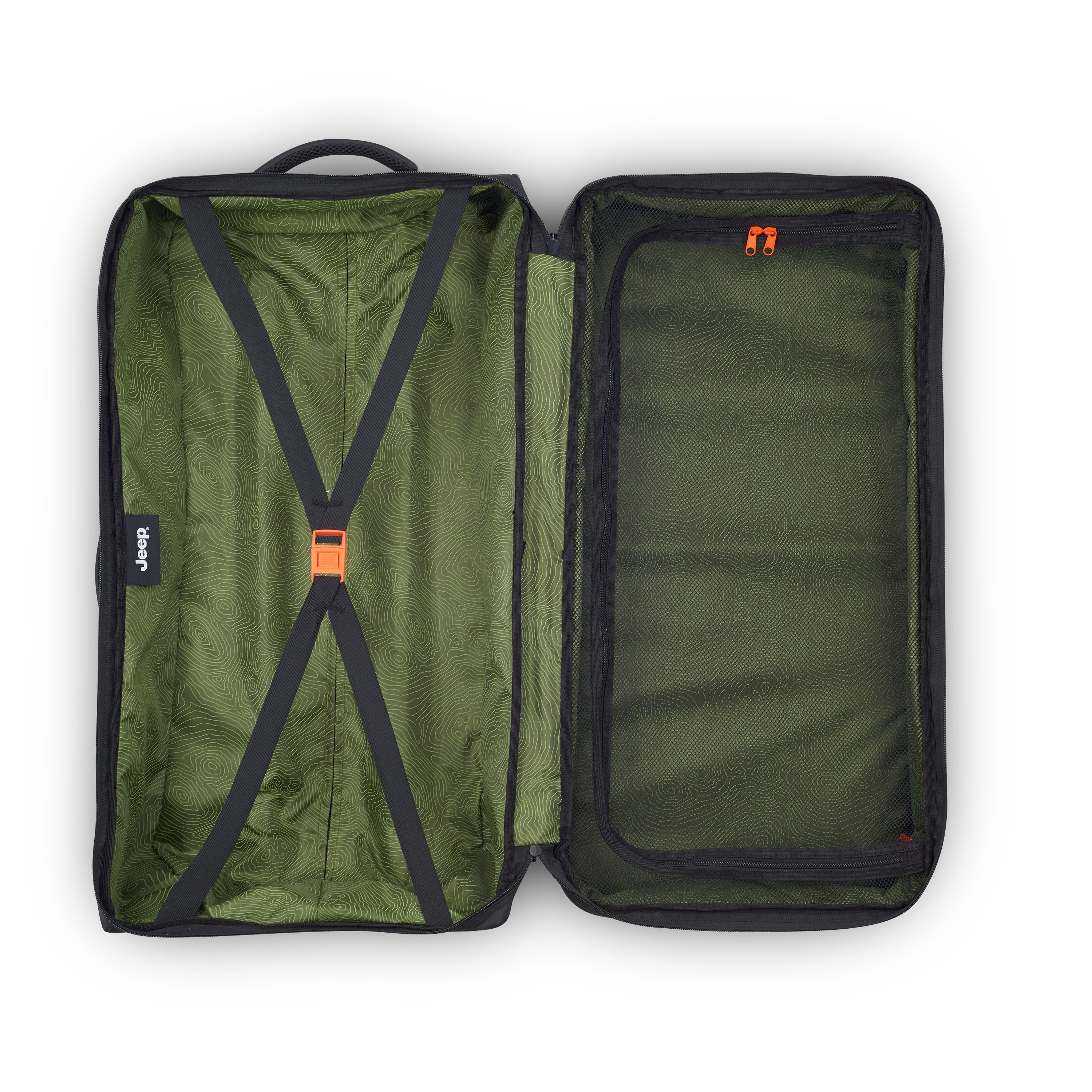 JS007C| Trolley Duffle Bag Check-In 36.5 CM NERO