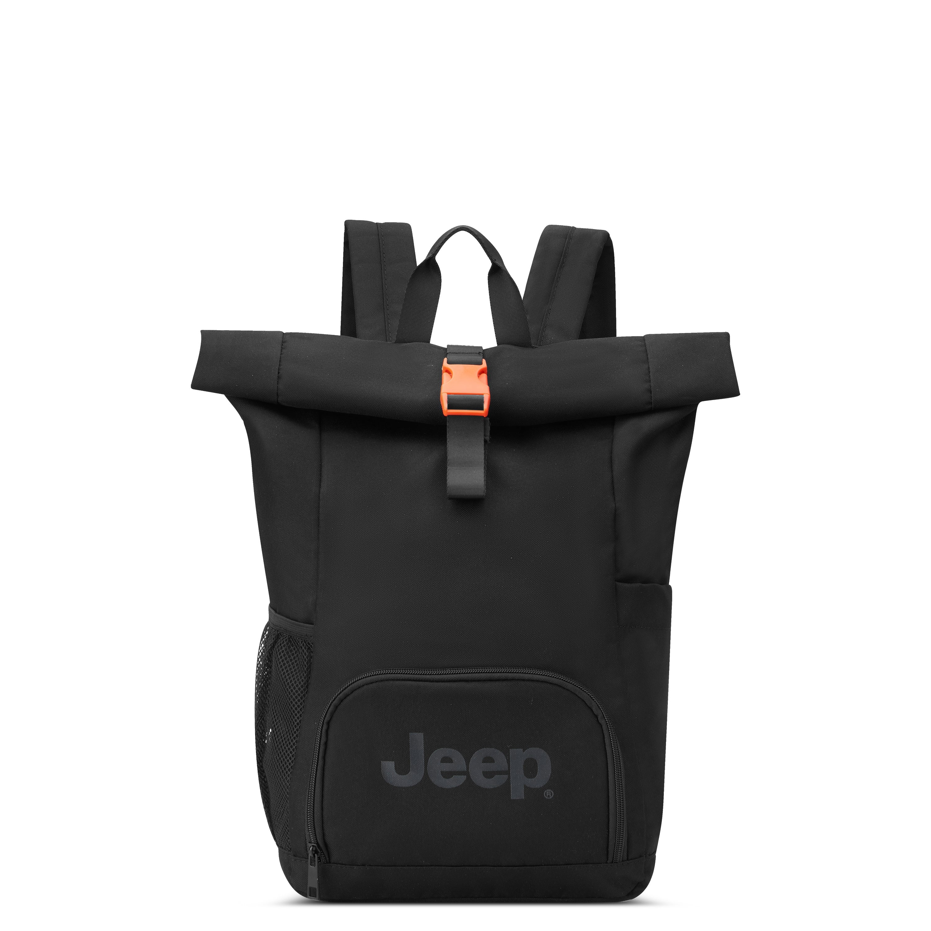 JS016D| Roll-Top Backpack 22.91L BLACK