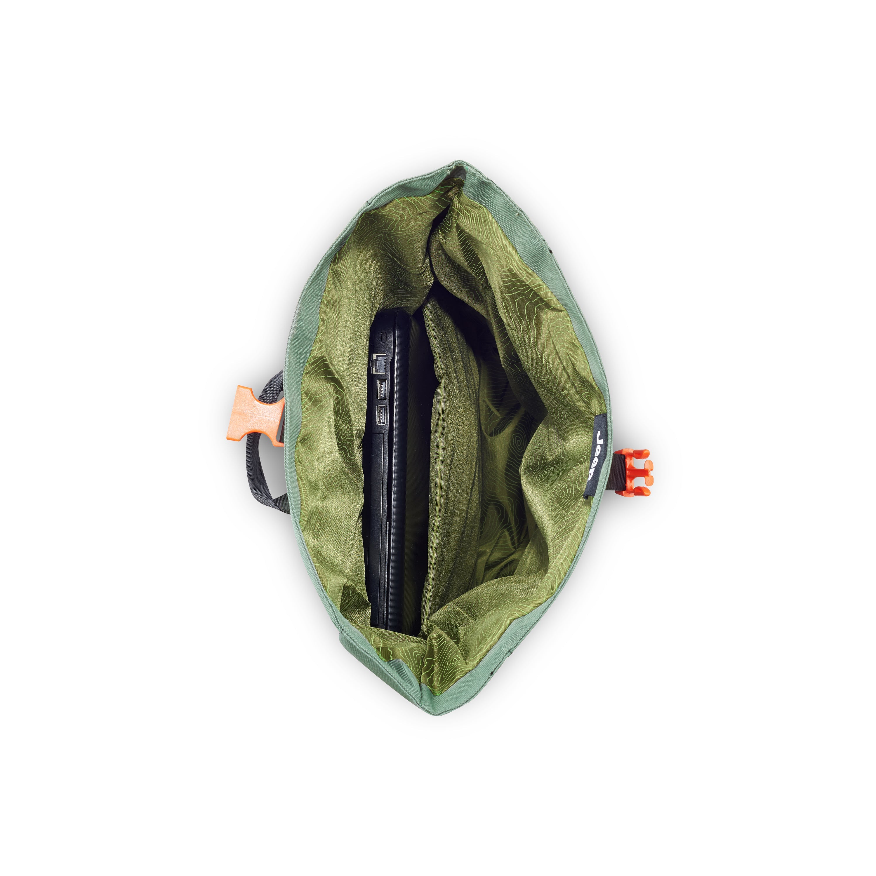 JS016D| Roll-Top Backpack 22.91L GREY