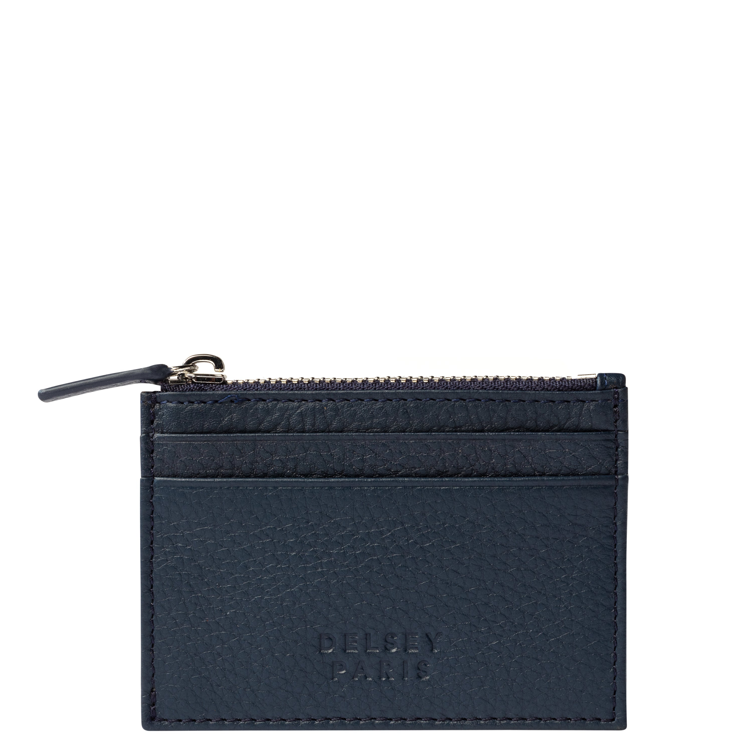 LE CUIR GRAINE| Card Holder NAVY