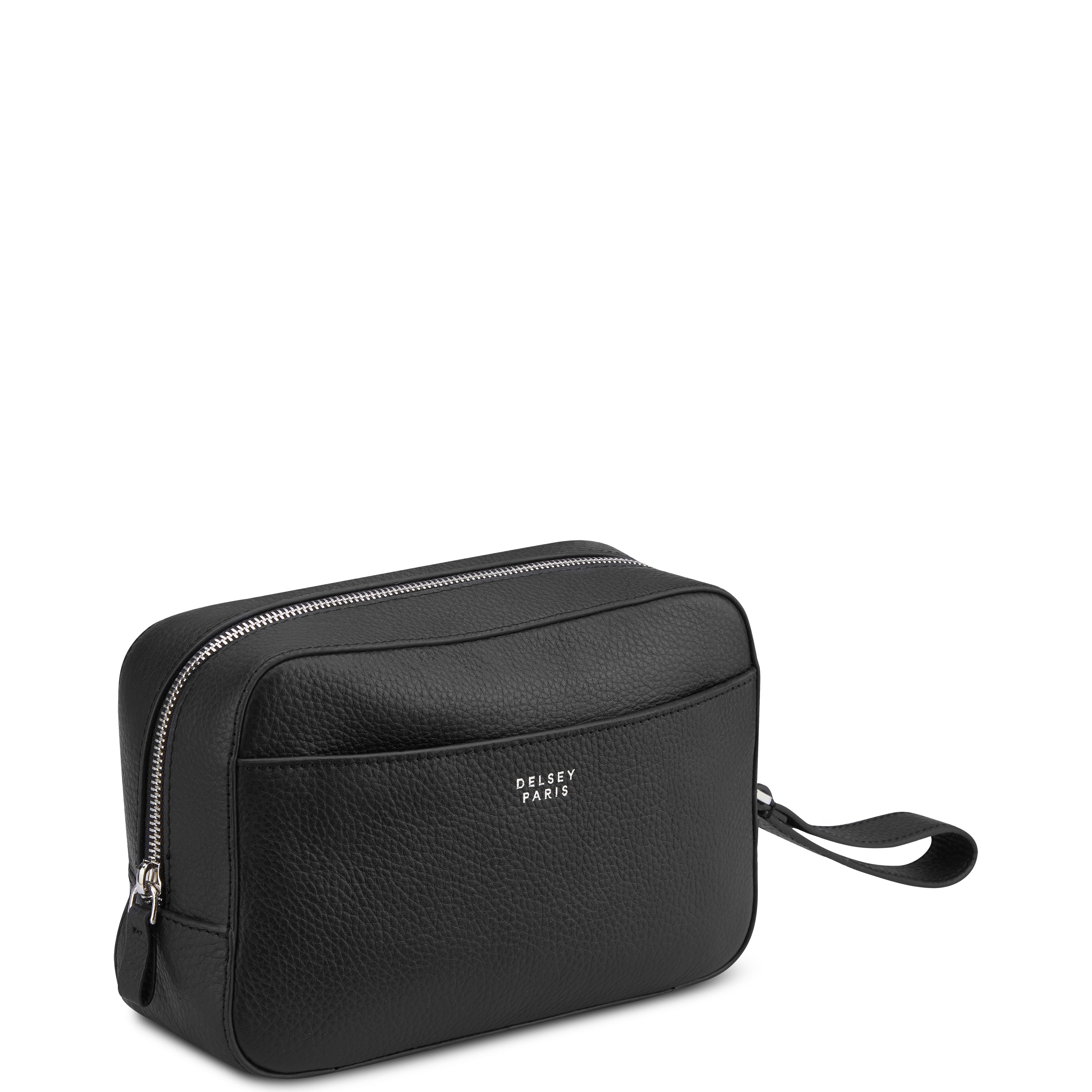 LE CUIR GRAINE| Toiletry Bags BLACK